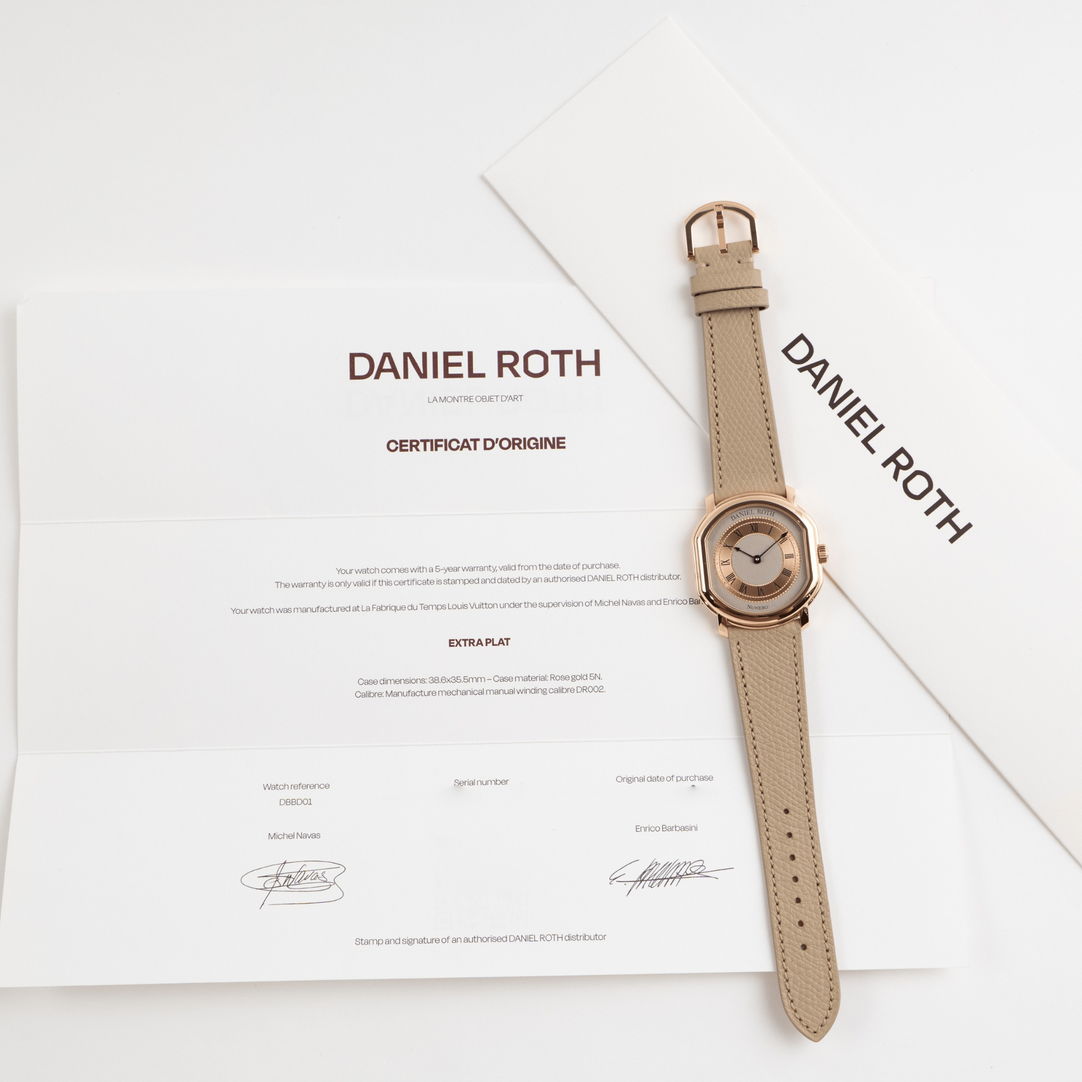 Daniel Roth Extra Plat DBBD01 Rose Gold (2026)