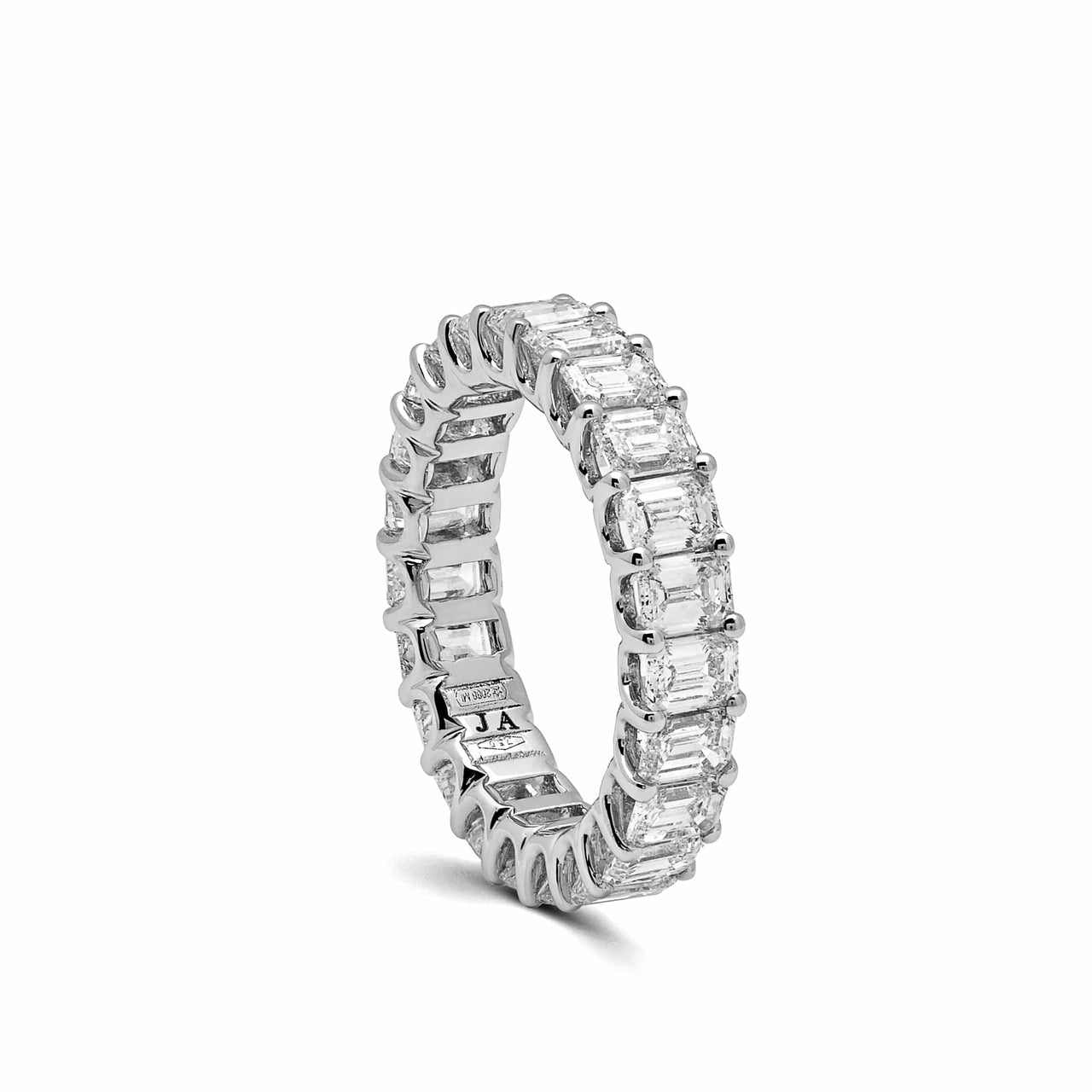 Diamond and White Gold Eternity Band