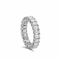 Thumbnail for Diamond and White Gold Eternity Band