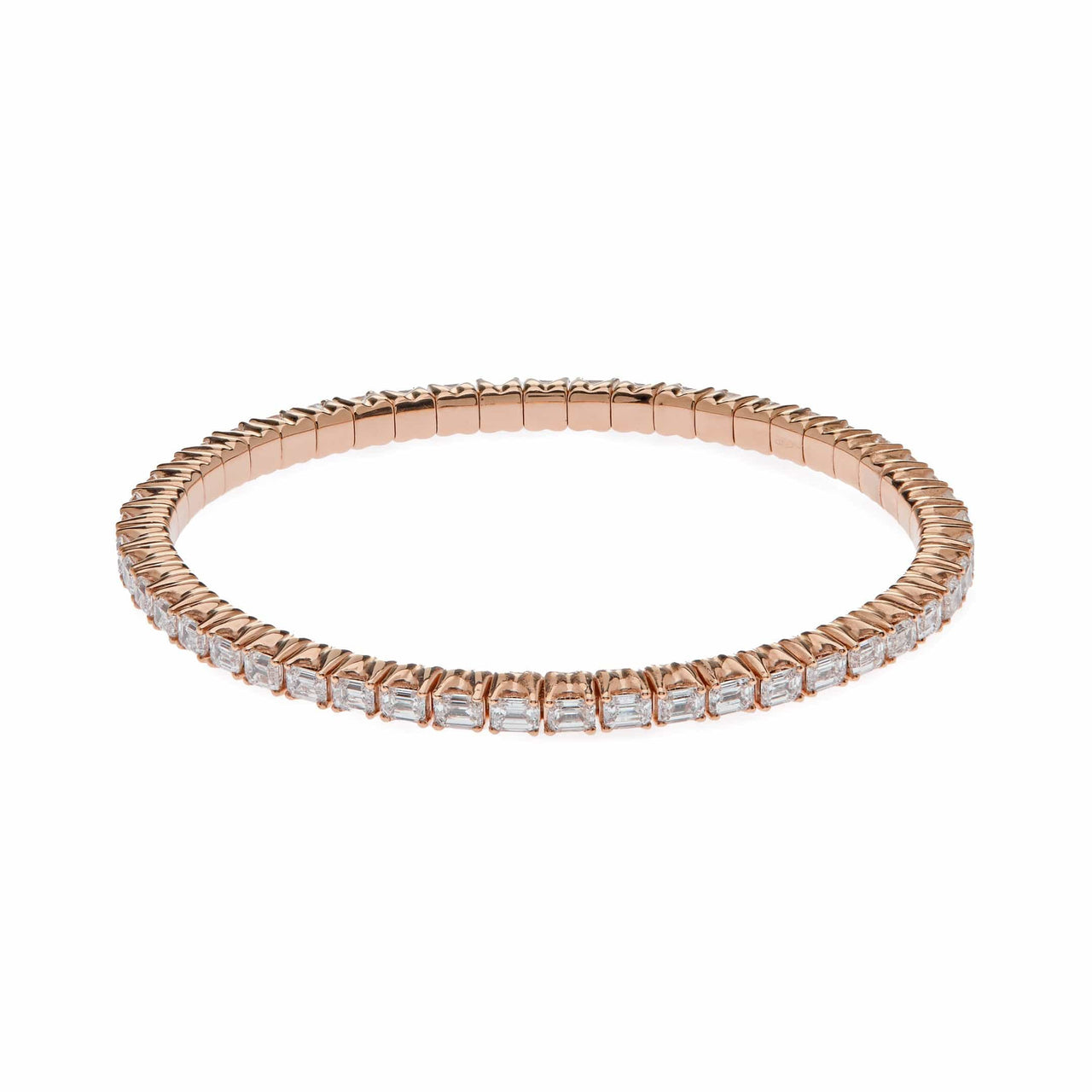 Diamond Rose Gold Bangle