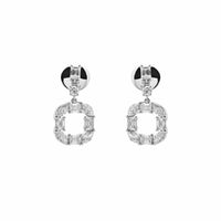 Thumbnail for Diamond Square Cut-Out Earrings