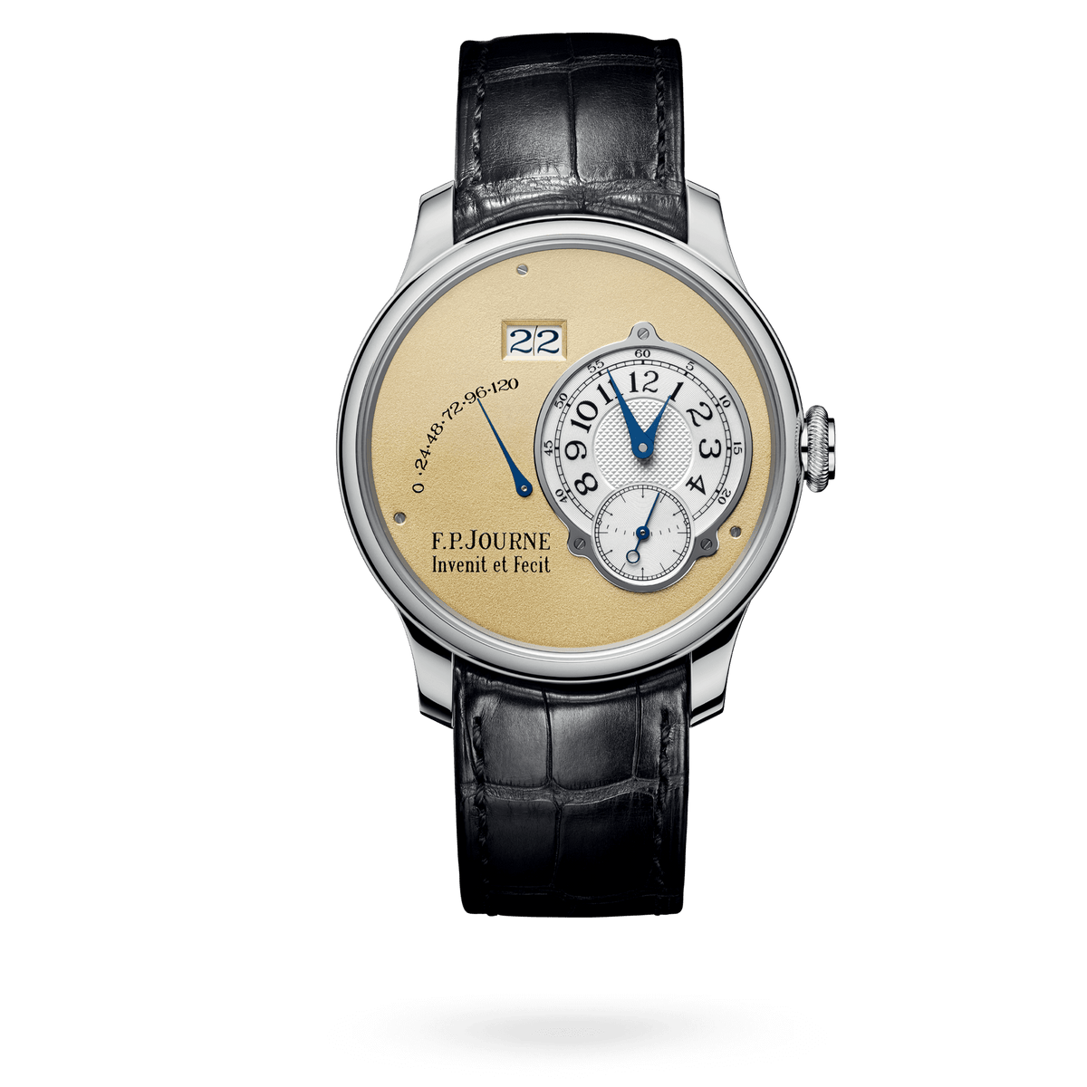 F.P. Journe Automatique Ref. AN Platinum Yellow Gold Yellow Dial