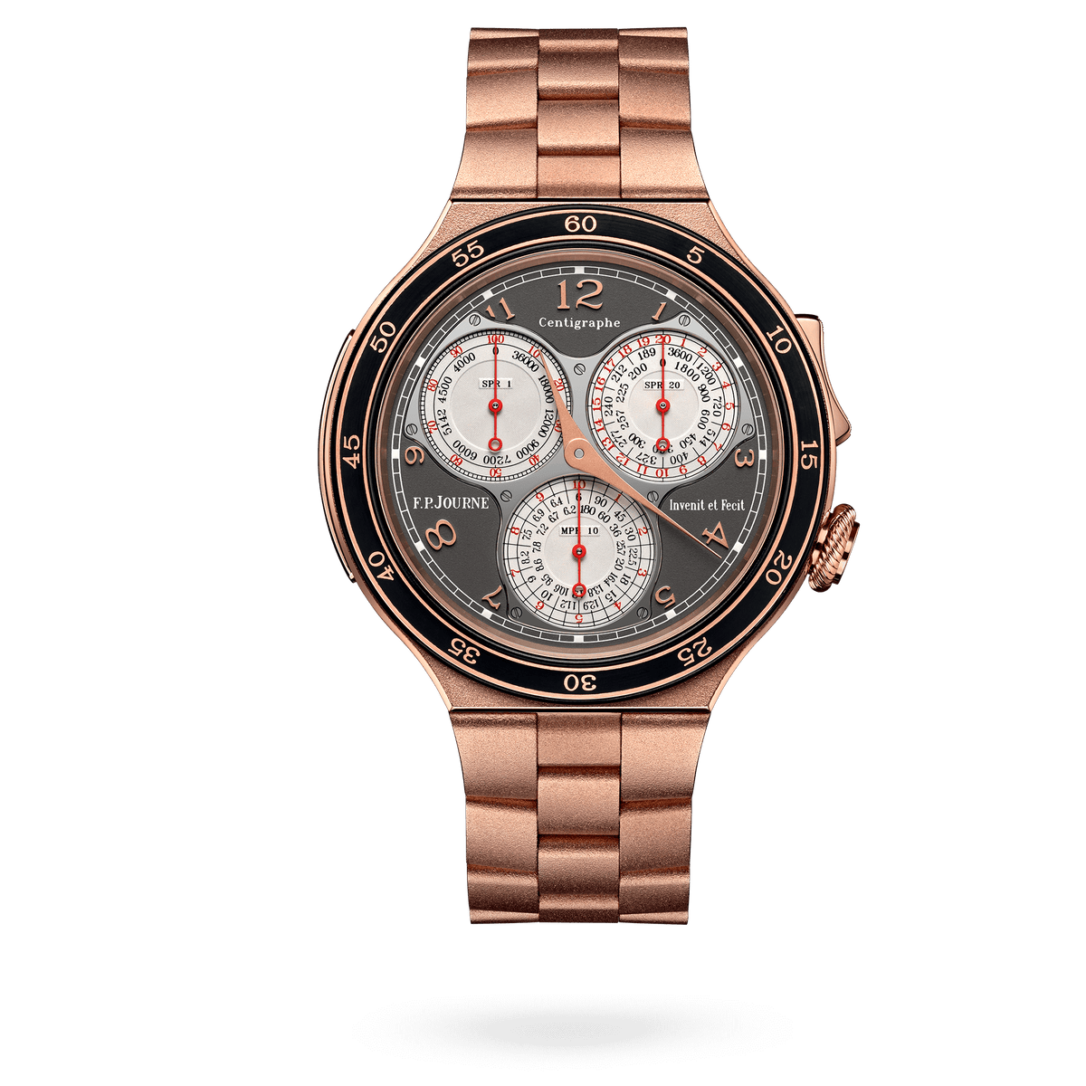 F.P. Journe Centigraphe Ref. CT2 Linesport Rose Gold Grey Dial