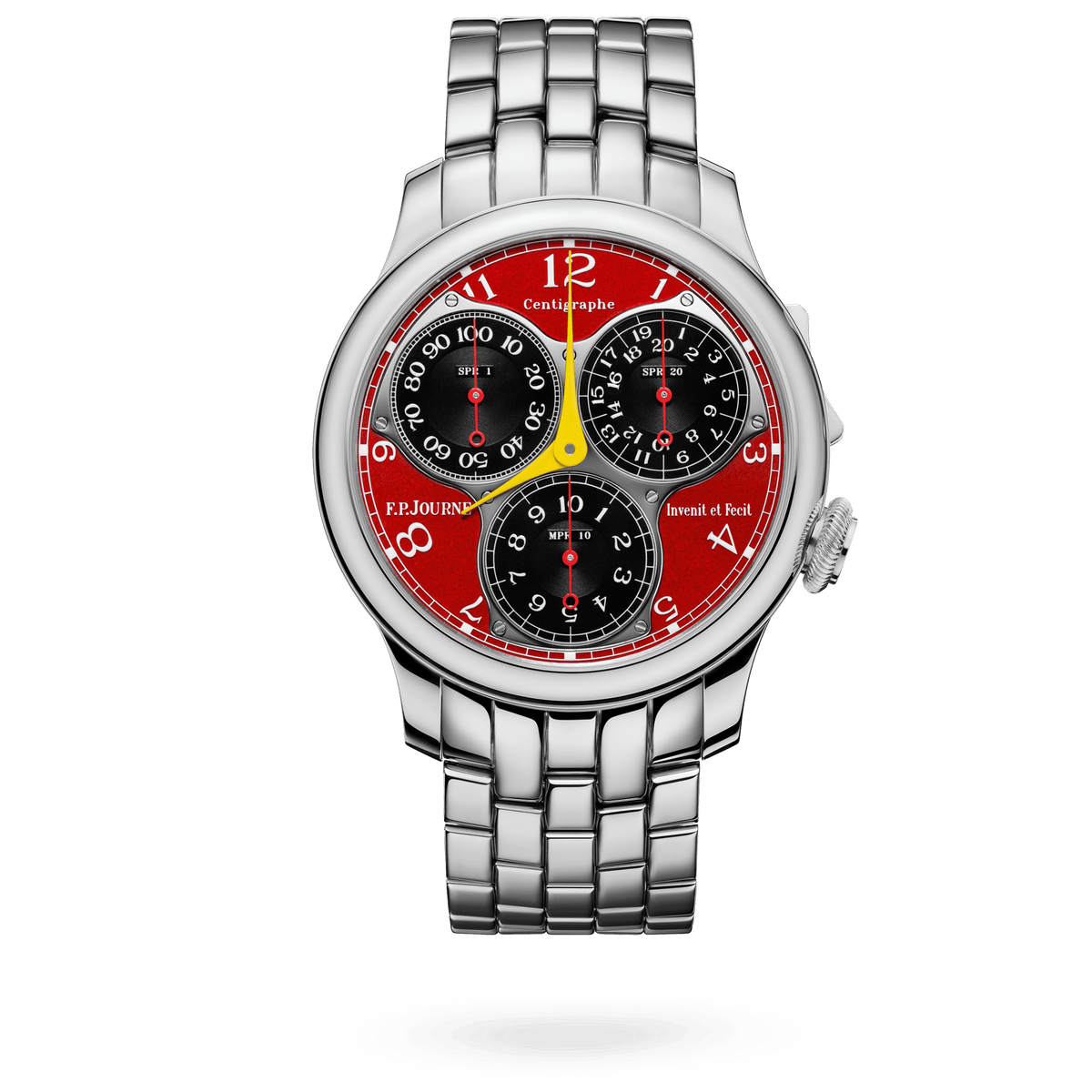 F.P. Journe Centigraphe Souverain F Ref. CT Boutique Platinum Red Dial