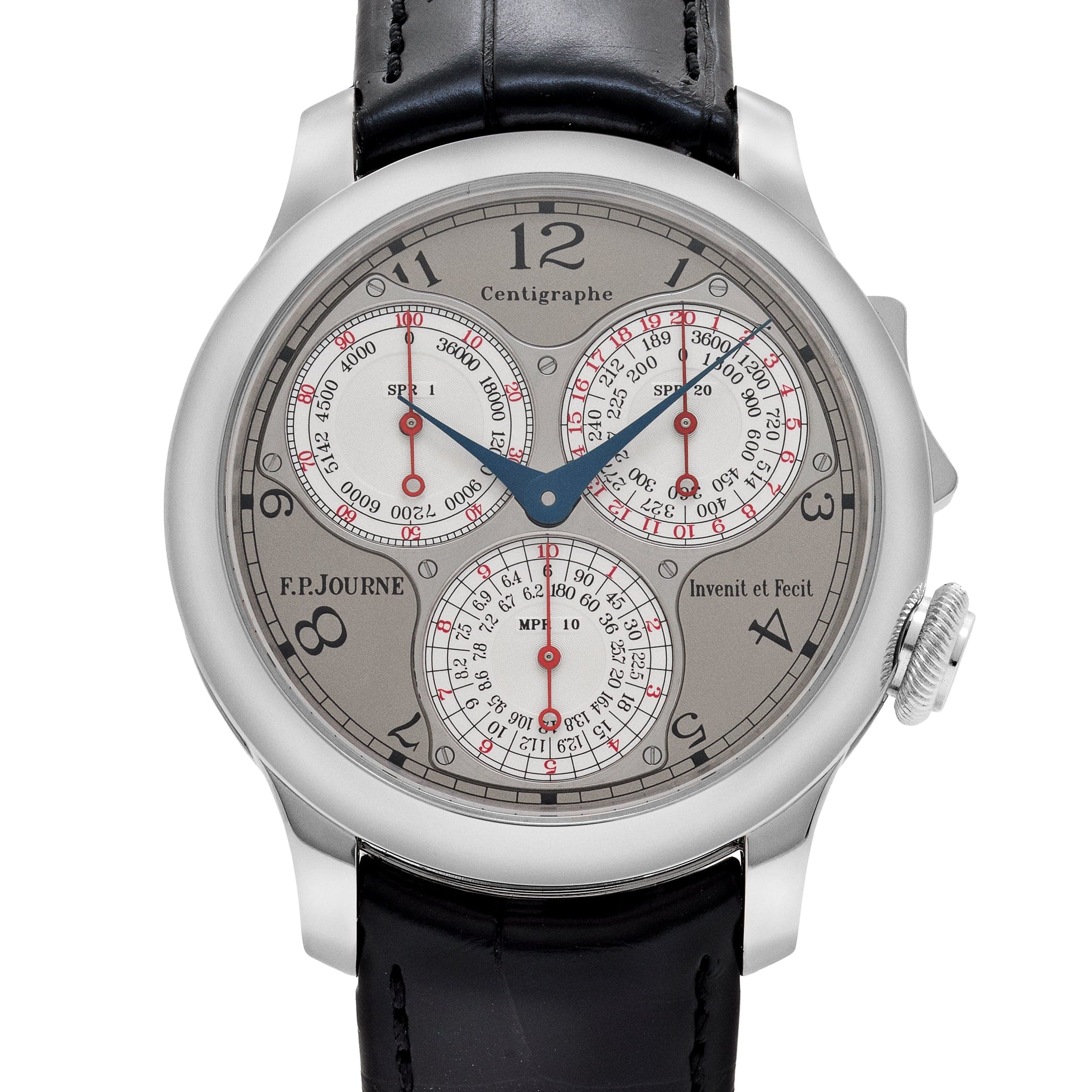 F.P.Journe Centigraphe Souverain Ref. CT Platinum Grey Dial