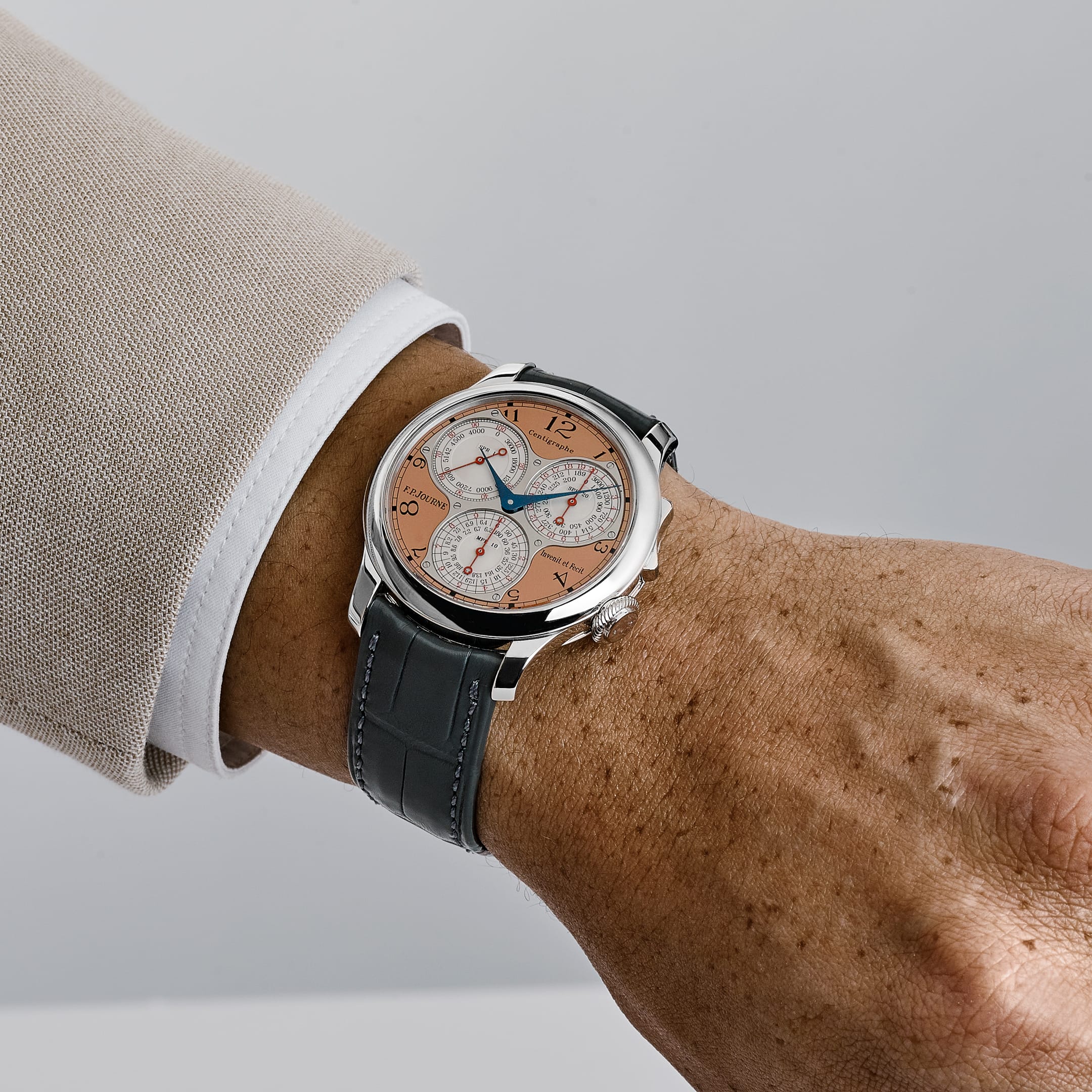 F.P.Journe Centigraphe Souverain Ref. CT Platinum Salmon Dial (2014)