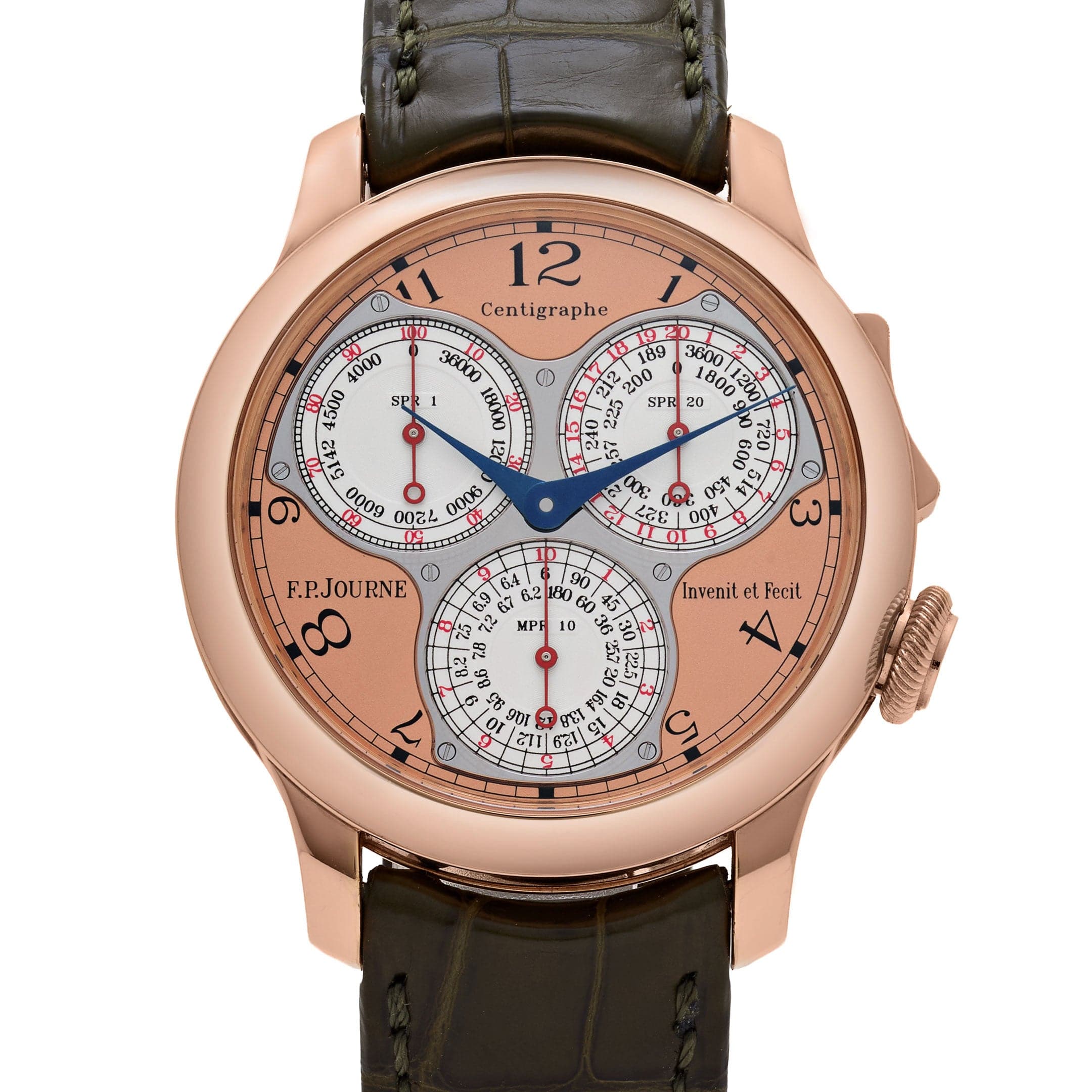 F.P.Journe Centigraphe Souverain Ref. CT Rose Gold Salmon Dial