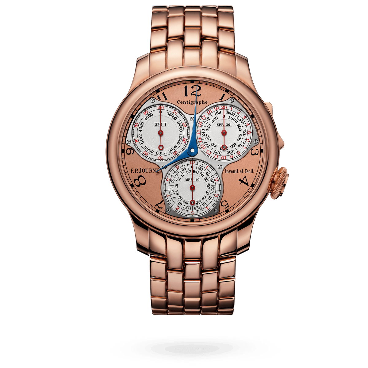 F.P. Journe Centigraphe Souverain Ref. CT Souveraine Rose Gold Salmon Dial