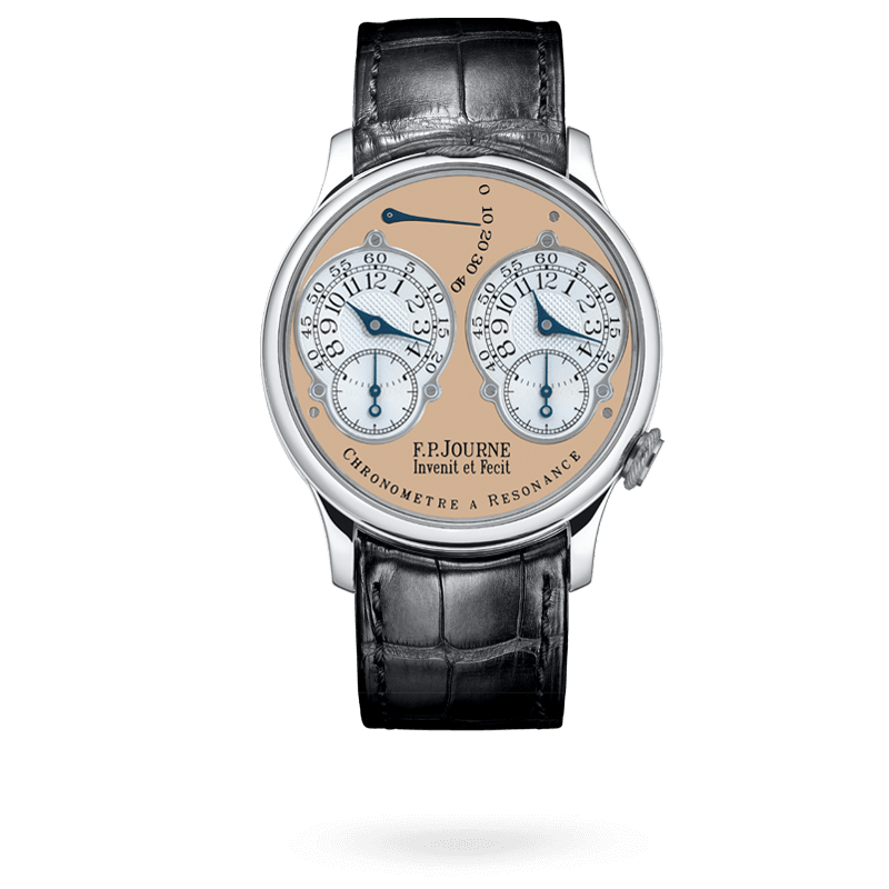 F.P. Journe Chronomètre À Résonance Ref. R Platinum Salmon Dial