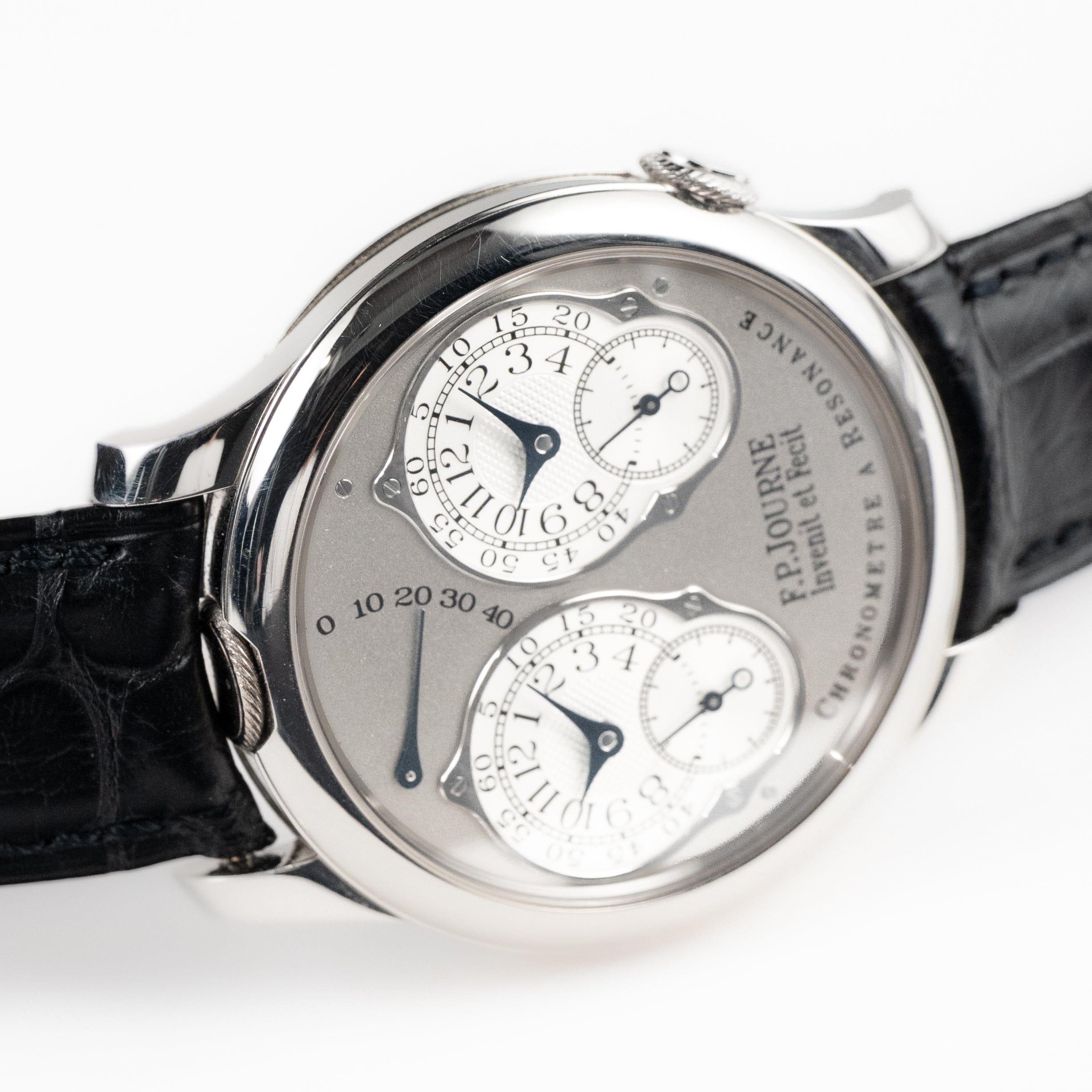 F.P.Journe Chronomètre À Résonance Ref. RN Platinum Grey Dial (2007)