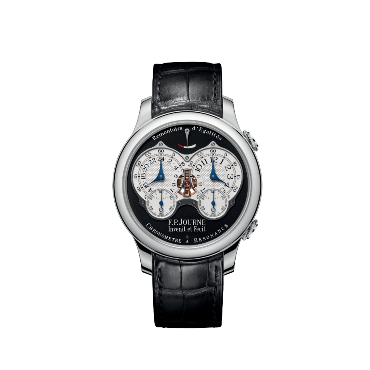 F.P.Journe Chronomètre À Résonance Ref. RQ Black Label Platinum Black Dial