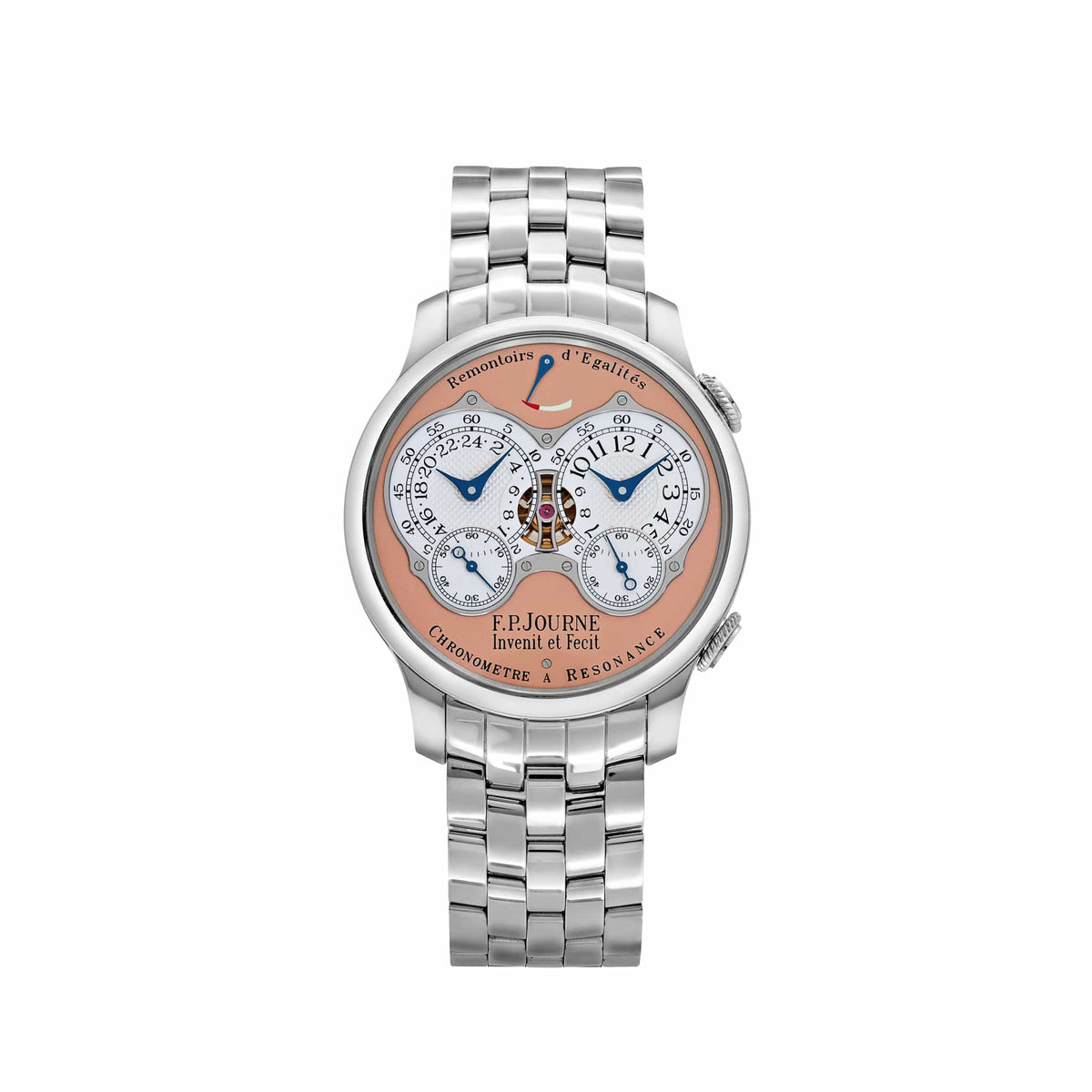 F.P.Journe Chronomètre À Résonance Ref. RQ Platinum Salmon Dial