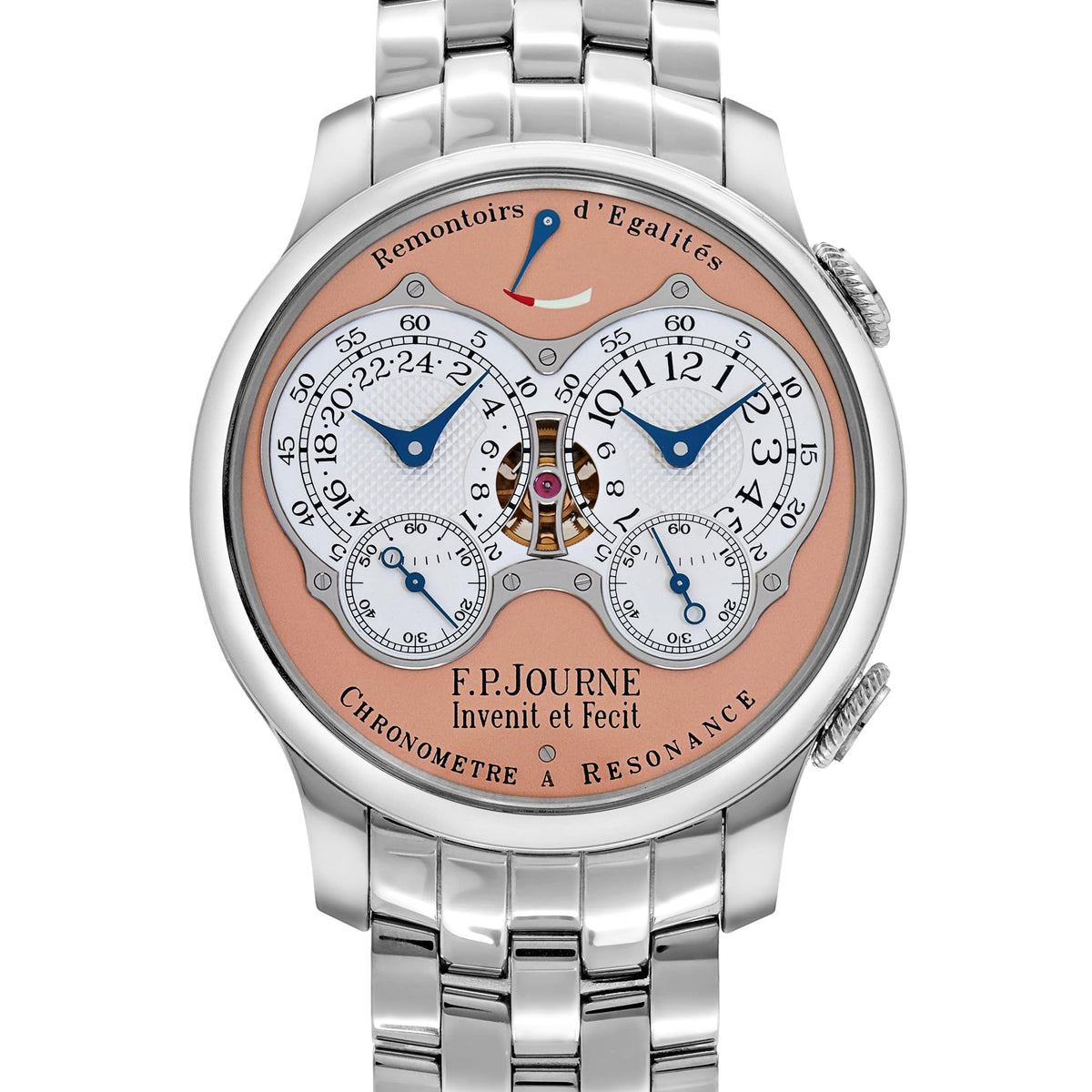 F.P.Journe Chronomètre À Résonance Ref. RQ Platinum Salmon Dial