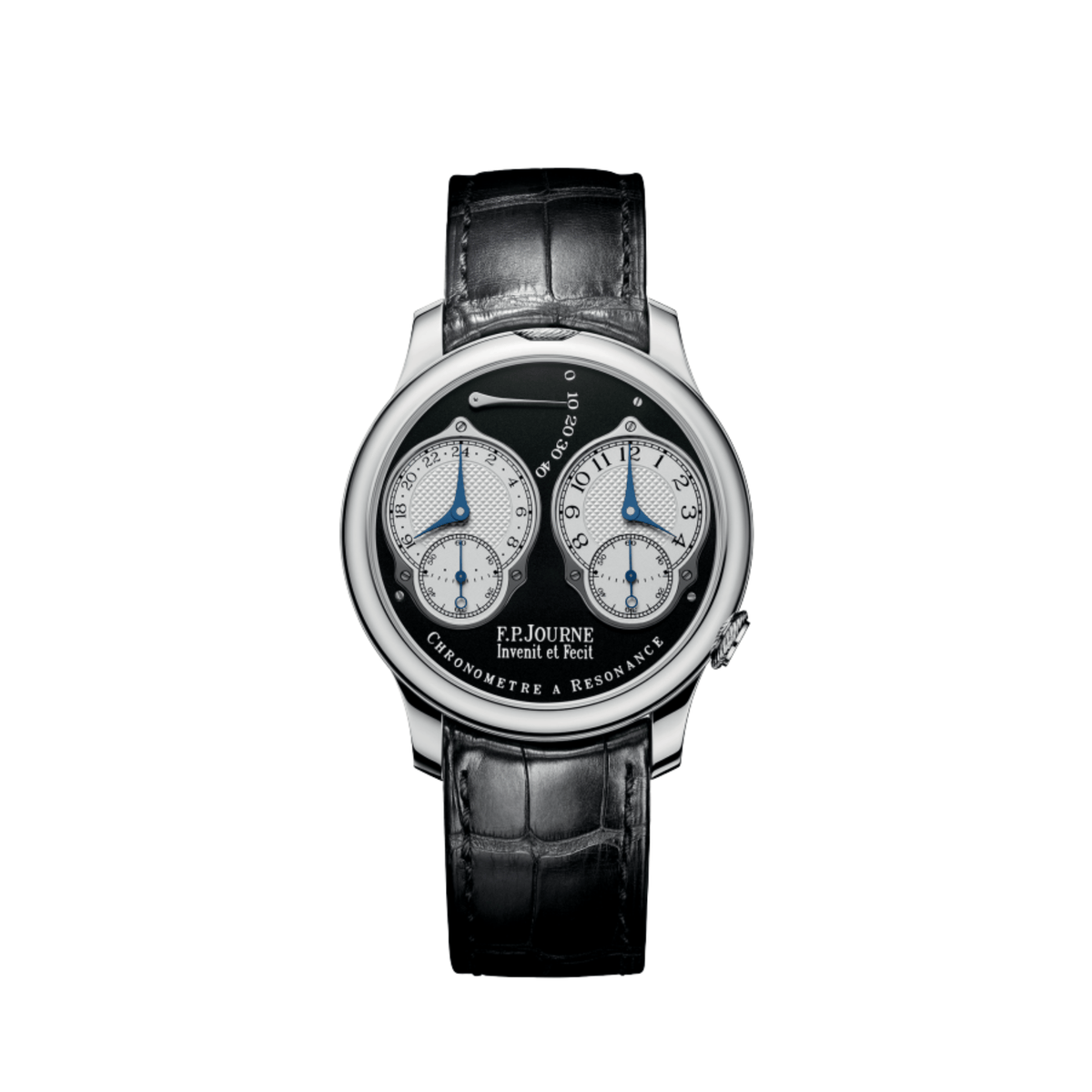 F.P.Journe Chronomètre À Résonance Ref. RT Black Label Platinum Black Dial