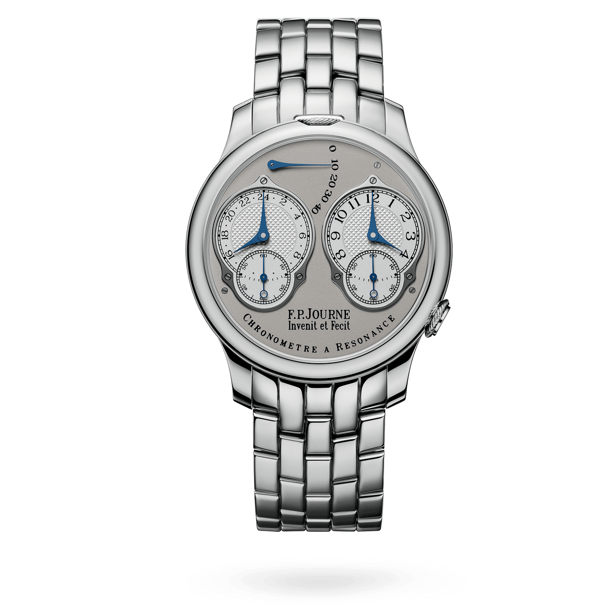 F.P. Journe Chronomètre À Résonance Ref. RT Souveraine Platinum Grey Dial