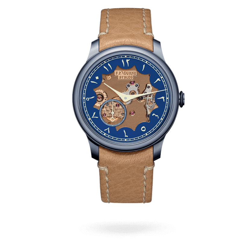 F.P. Journe Chronomètre Bleu Byblos Ref. CB BYBLOS Tantalum Cut-Out Blue Dial