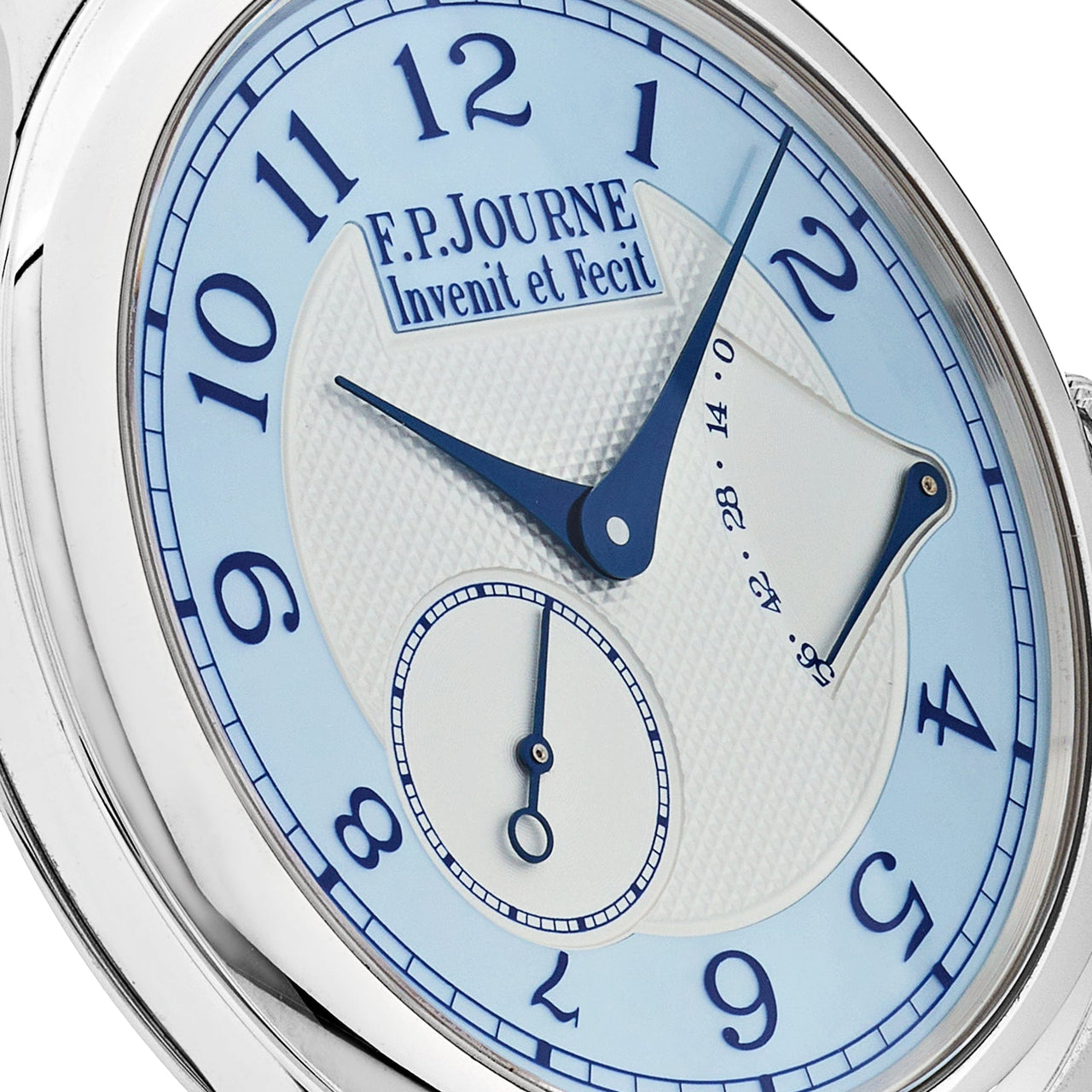 F.P. Journe Chronometre Souverain Platinum Mother of Pearl Wrist Aficionado