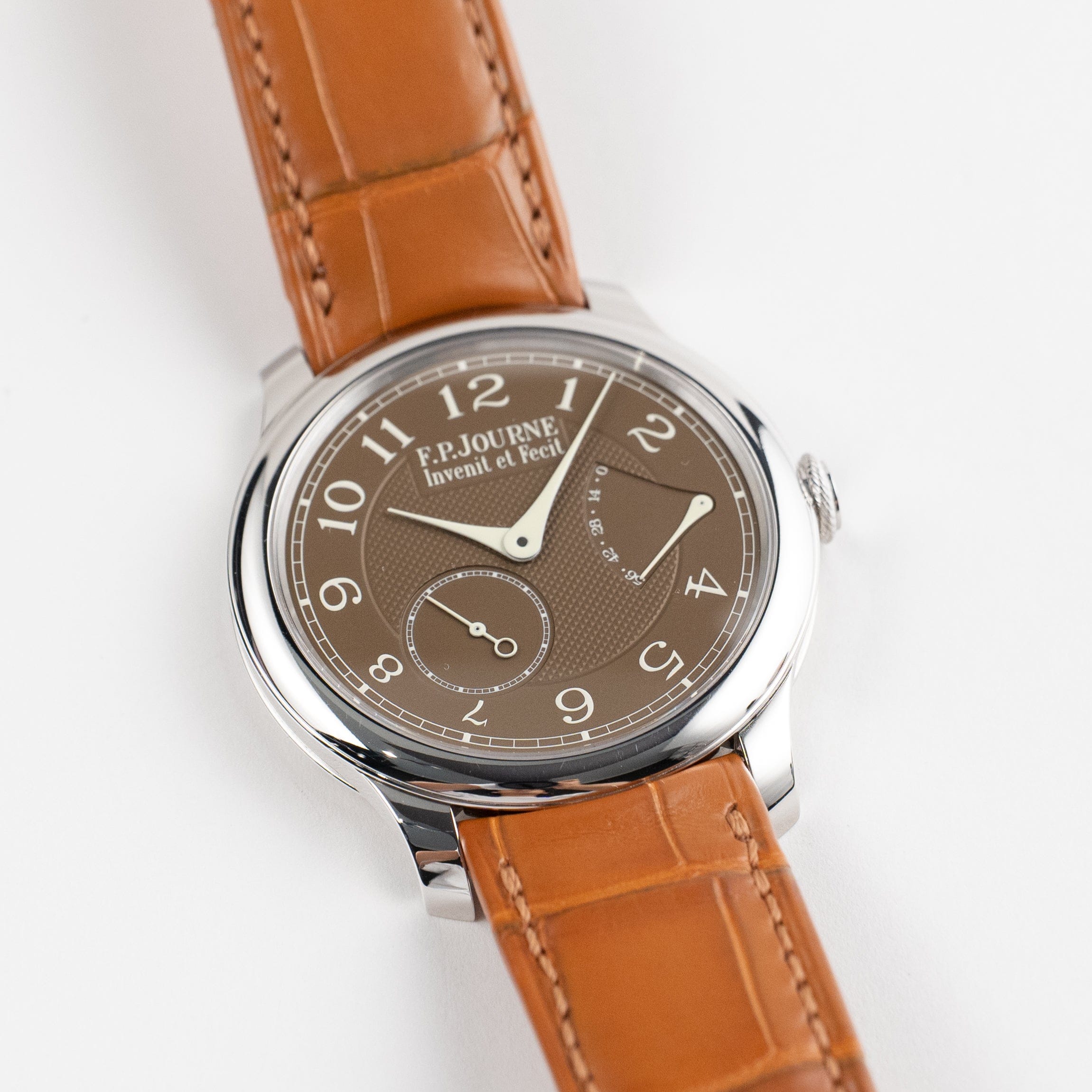 F.P.Journe Chronomètre Souverain Ref. CS Platinum 'Havana' Brown Dial (2023)