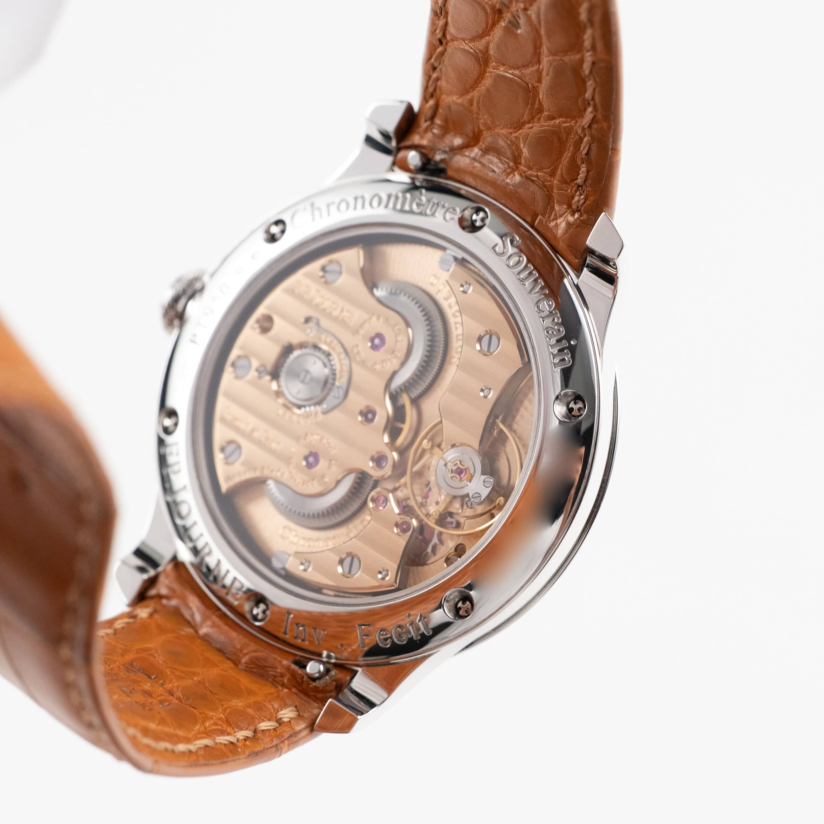 F.P.Journe Chronomètre Souverain Ref. CS Platinum 'Havana' Brown Dial (2023)