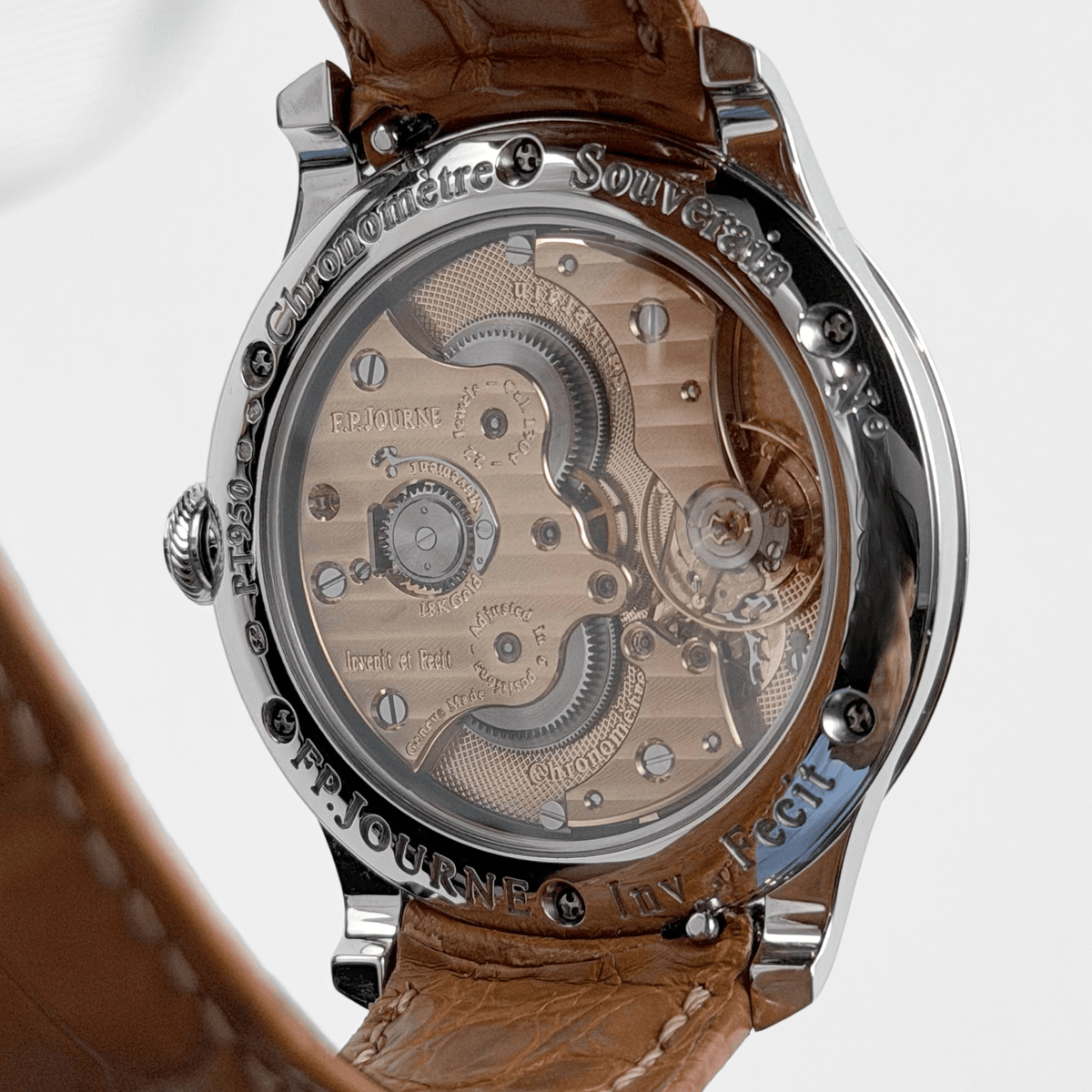 F.P.Journe Chronomètre Souverain Ref. CS Platinum 'Havana' Brown Dial (2023)