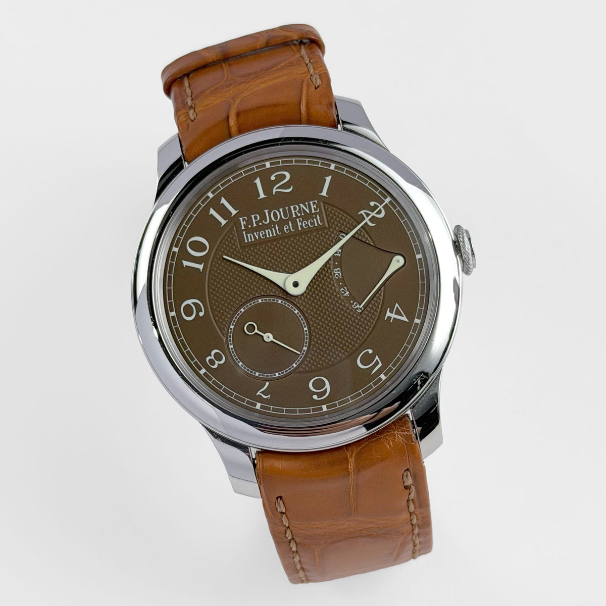 F.P.Journe Chronomètre Souverain Ref. CS Platinum 'Havana' Brown Dial (2023)