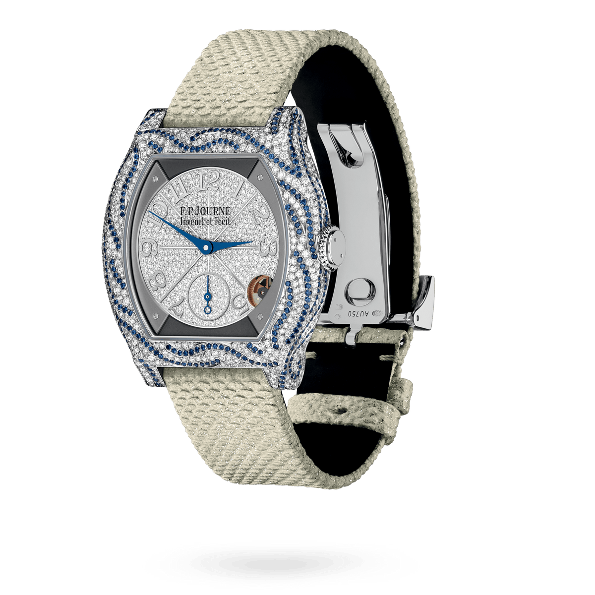 F.P. Journe Élégante 40 mm Platinum Artistic Set Ref. EL Platinum Diamond Dial
