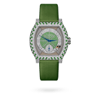 F.P. Journe Élégante 40 mm Platinum with Diamonds and Precious Stones Ref. EL Platinum Diamond Tsavorite Dial