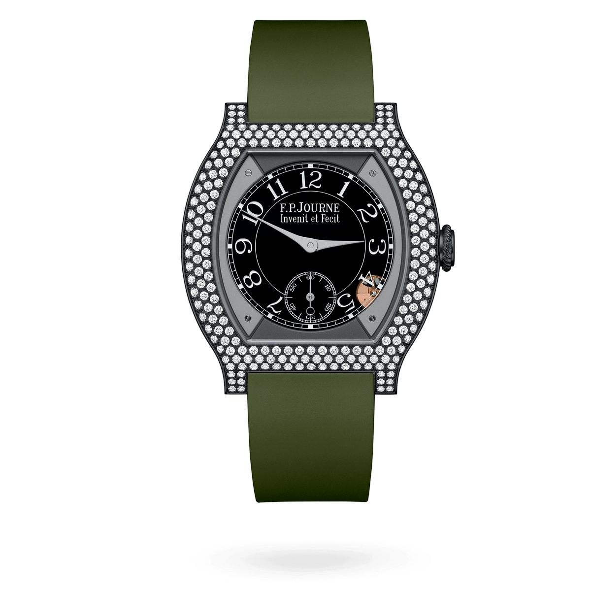 F.P. Journe Élégante 40 mm Titalyt 12 Rows of Diamonds Ref. ELT Titanium Black Dial (2026)