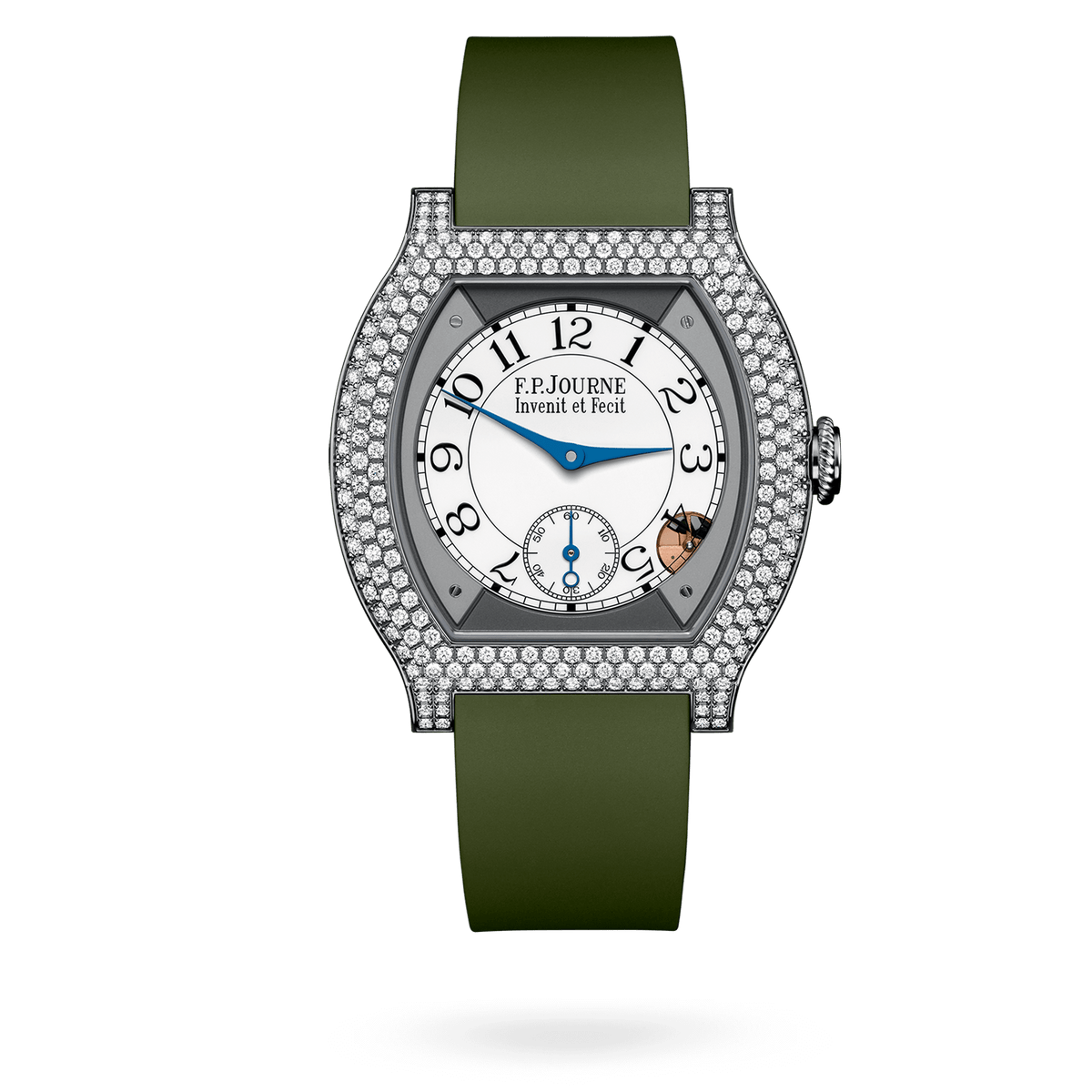 F.P. Journe Élégante 40 mm Titanium 12 Rows of Diamonds Ref. ELT Titanium White Dial (2026)