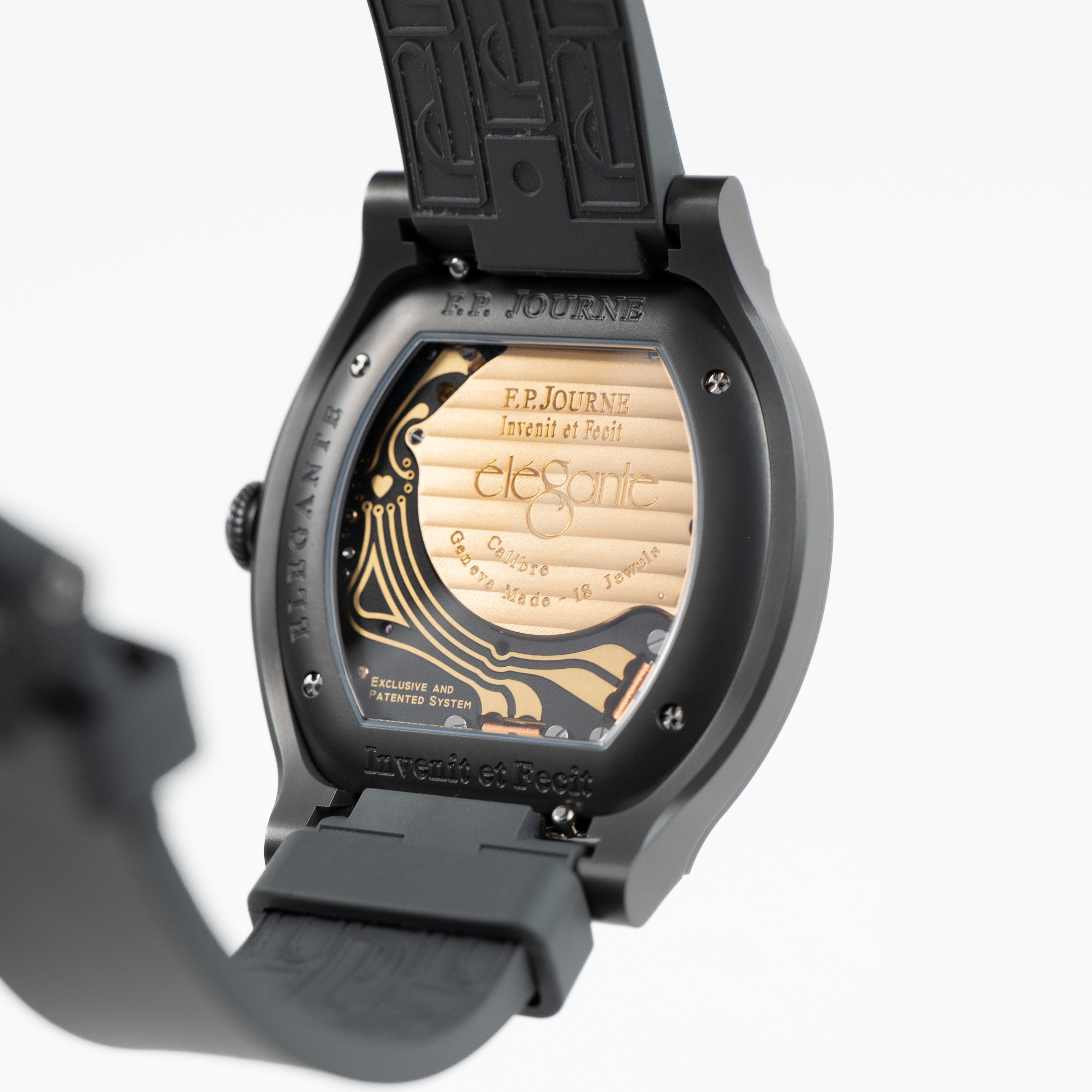 F.P.Journe Élégante 48 Ref. ELHT 'Gino's Dream' Titalyt Luminescent Black Dial Rainbow Bezel (2025)