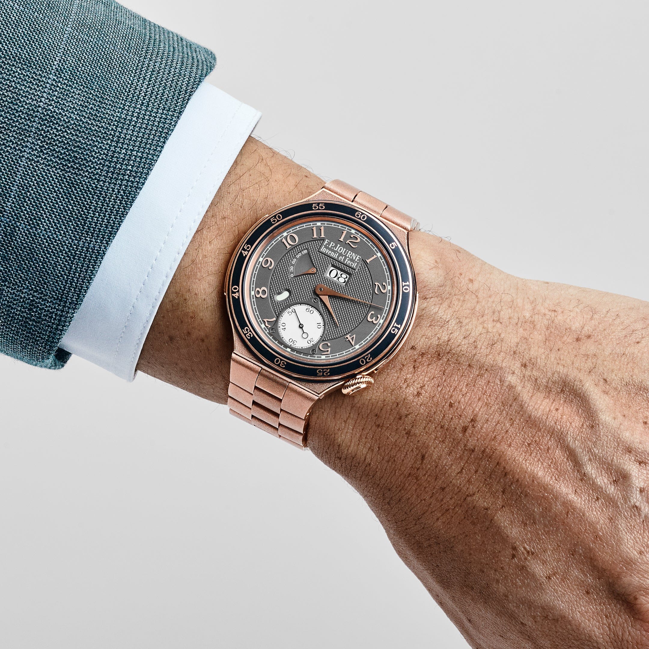 F.P.Journe Linesport Automatique Réserve Ref. AR2 Rose Gold Black