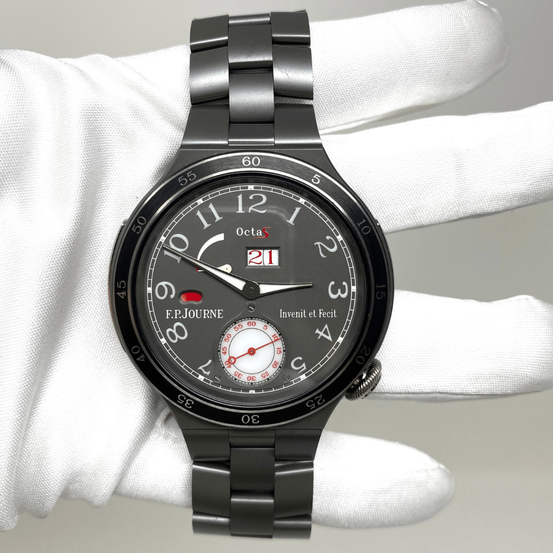 F.P. Journe Linesport Octa Sport Automatique Reserve Grey Dial Titanium wrist aficionado