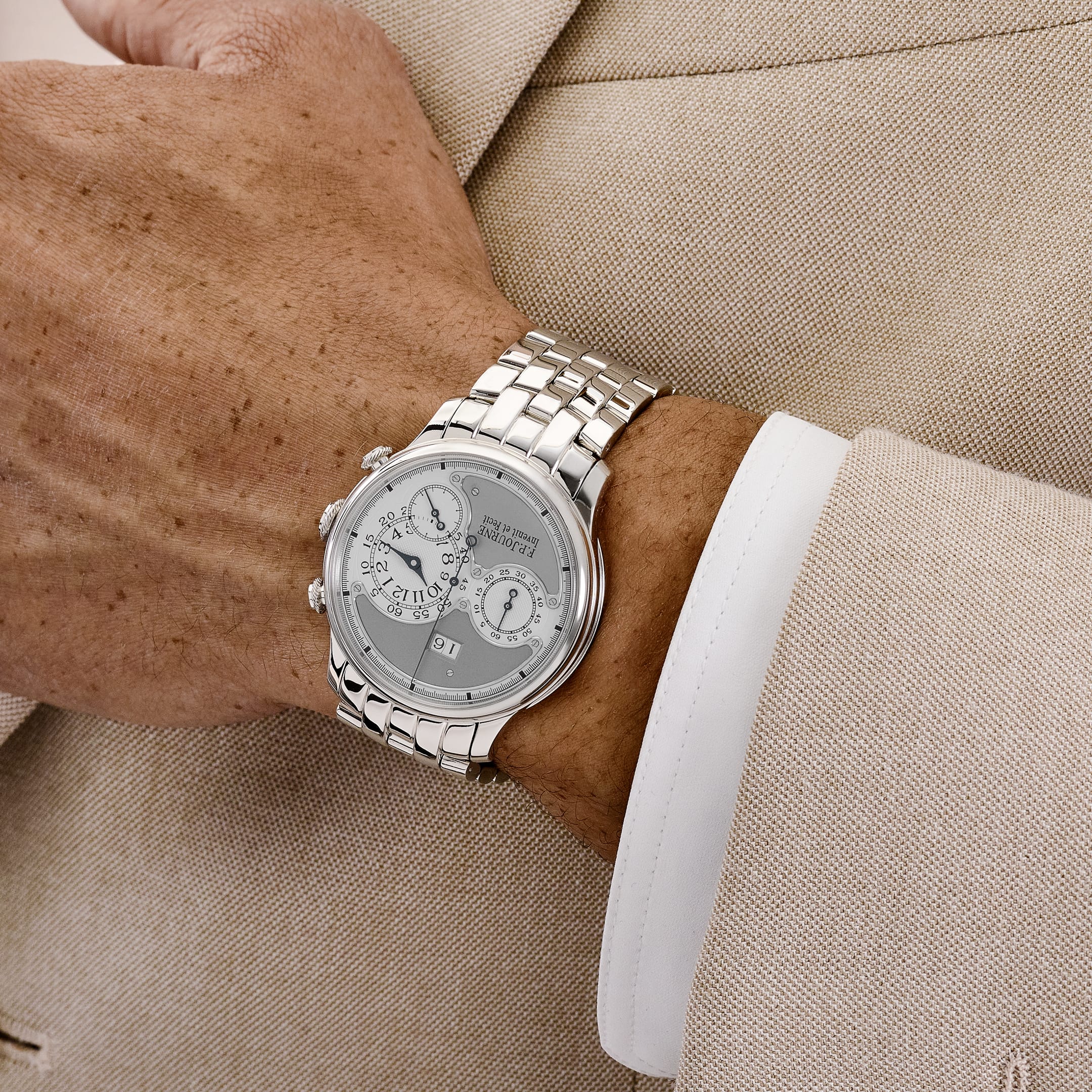 F.P.Journe Octa Chronographe Ref. C Platinum Silver Dial (2004)