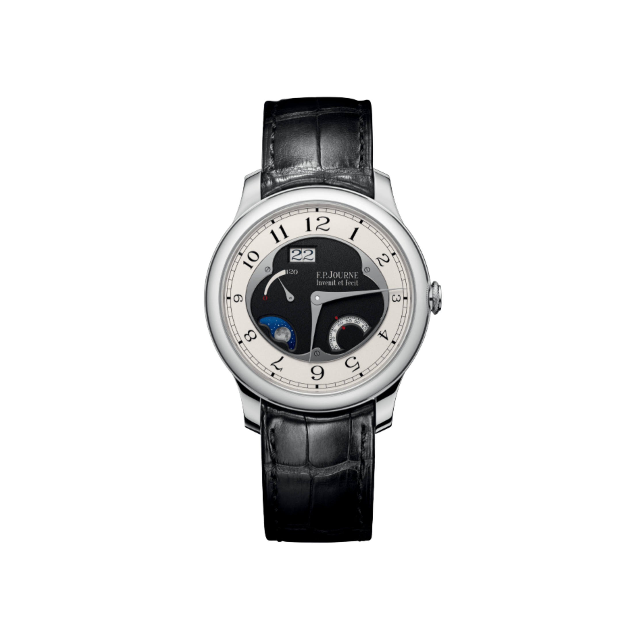 F.P.Journe Octa Divine Ref. DN Black Label Platinum Black Dial