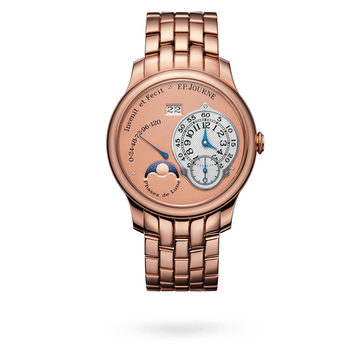 F.P. Journe Octa Lune Ref. L Octa Rose Gold Salmon Dial
