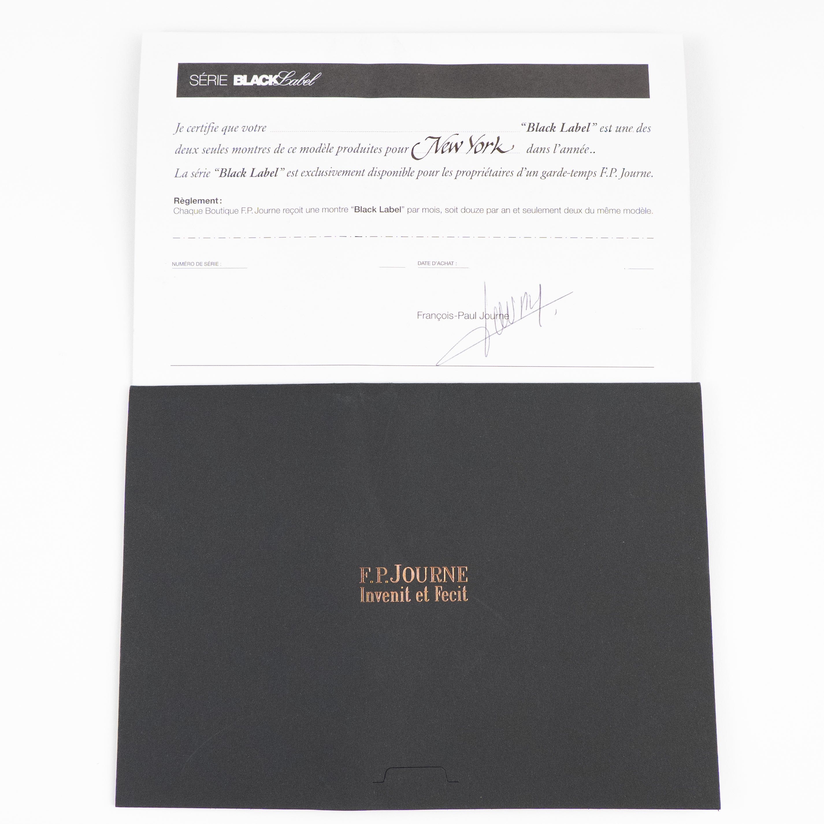 F.P.Journe Octa Lune Ref. LN Black Label Platinum Black Dial (2021)