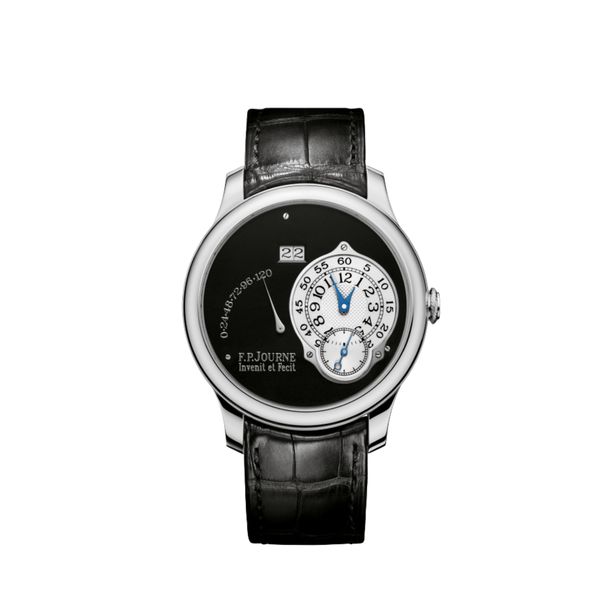 F.P.Journe Octa Réserve de Marche Ref. A Black Label Platinum Black Dial