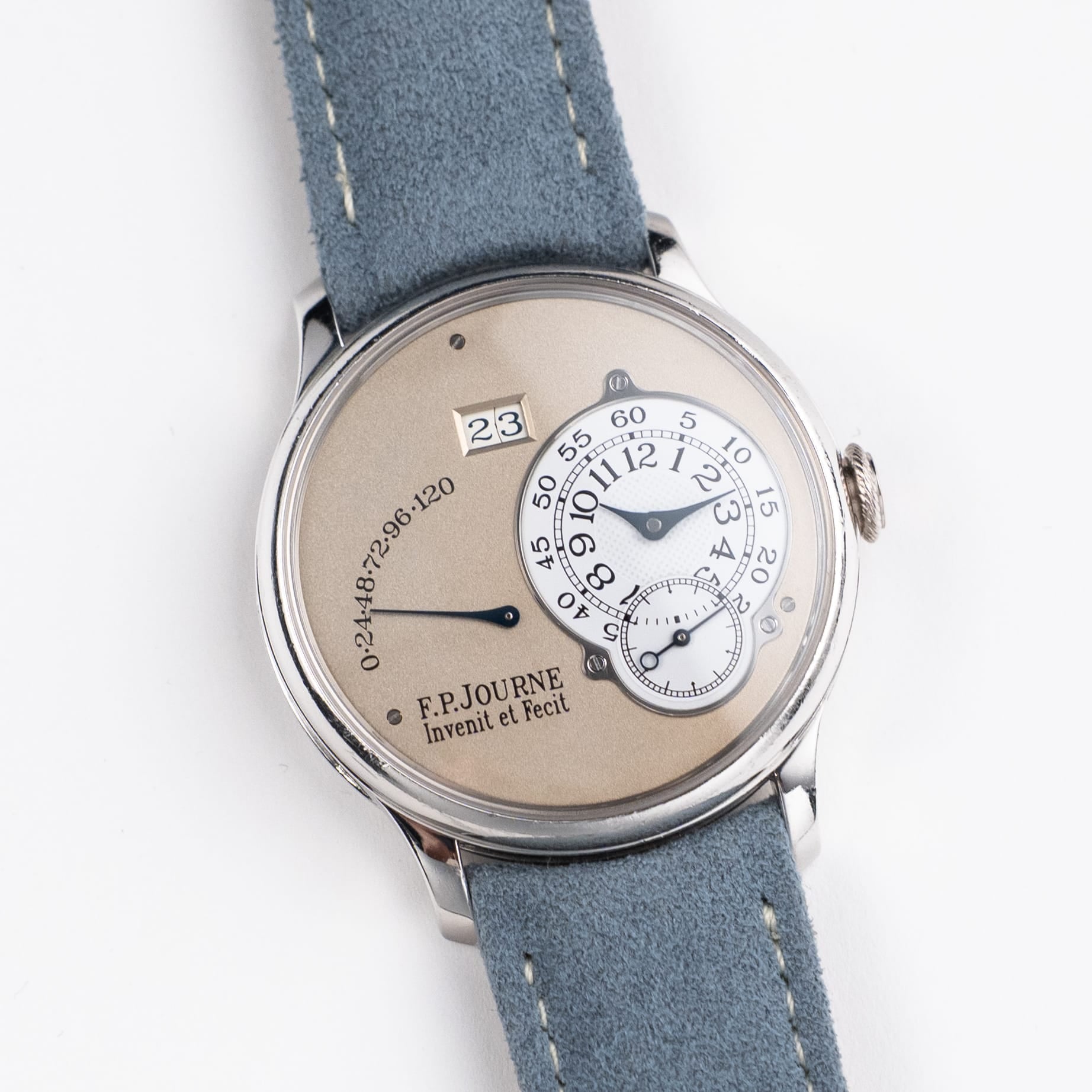 F.P. Journe Octa Réserve de Marche Ref. A Platinum White Gold Dial Brass Movement 'Souscription' Limited Edition of 20 (2003)