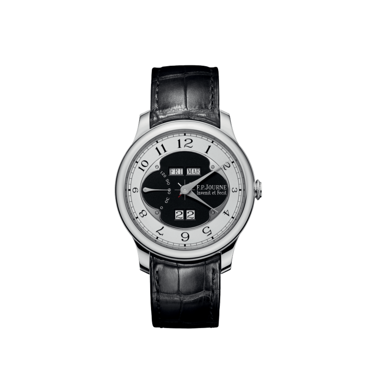 F.P.Journe Quantième Perpétuel Ref. QP Black Label Platinum Black Dial