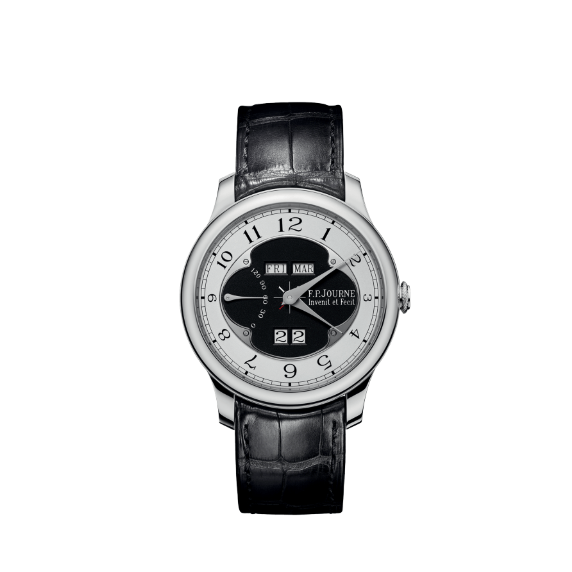 F.P.Journe Quantième Perpétuel Ref. QP Black Label Platinum Black Dial