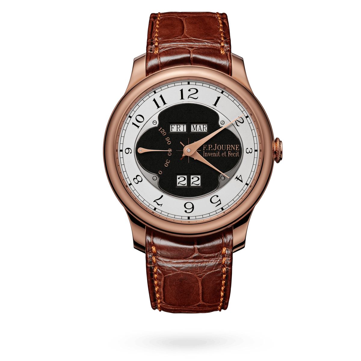 F.P. Journe Quantième Perpétuel Ref. QP Boutique Rose Gold Black Dial