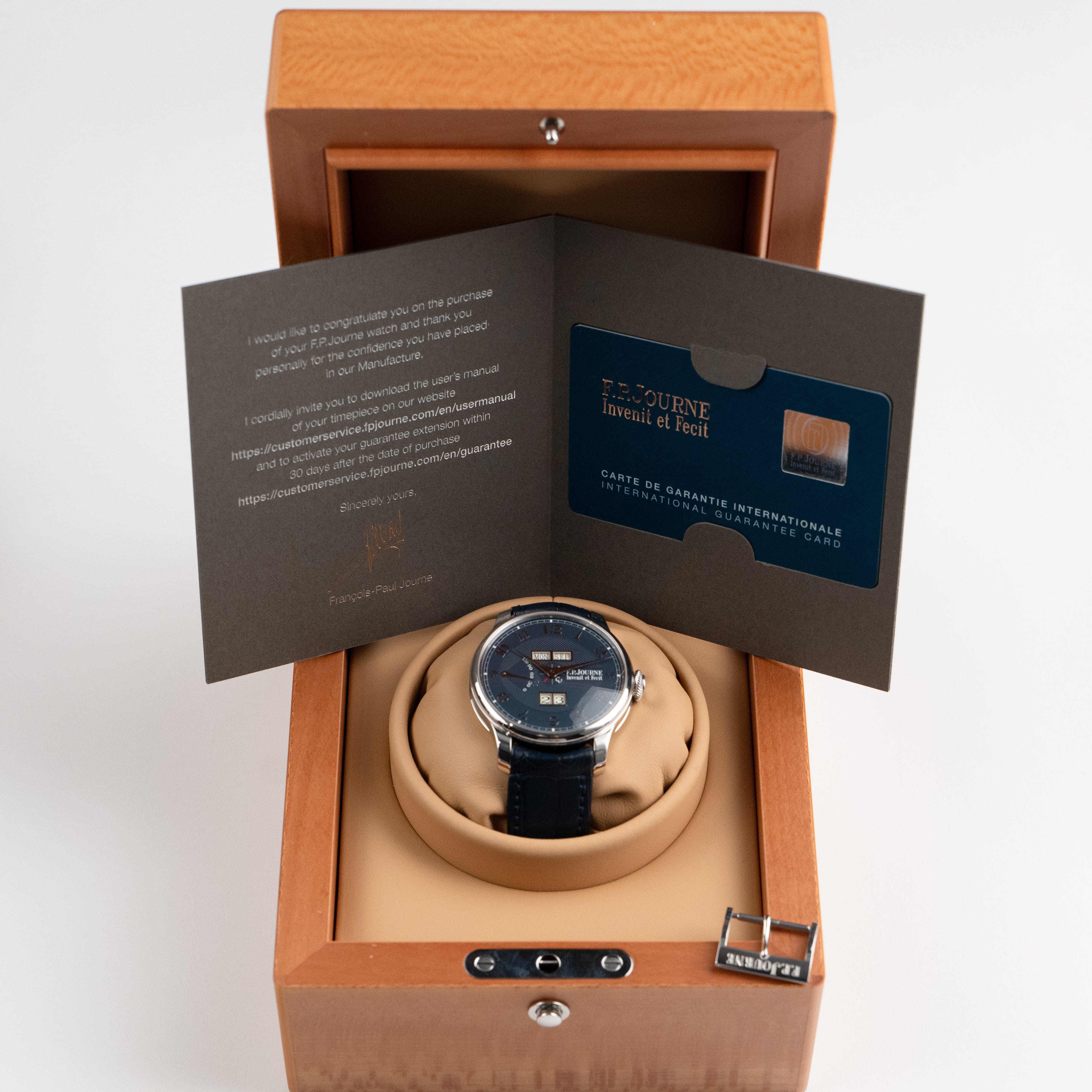 F.P.Journe Quantième Perpétuel Ref. QP Platinum Blue Dial (2021)