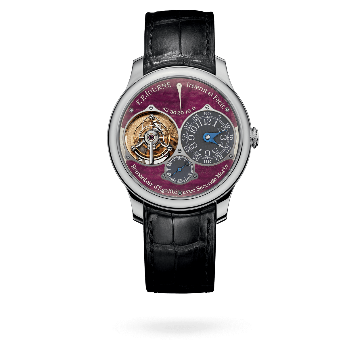 F.P. Journe Tourbillon Souverain Cœur De Rubis Ref. TN Limited Series Platinum Burgundy Dial