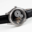 F.P.Journe Tourbillon Souverain Joaillerie Diamants Ref. TVJ Platinum Black Dial Diamond Bezel