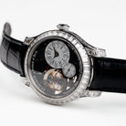 F.P.Journe Tourbillon Souverain Joaillerie Diamants Ref. TVJ Platinum Black Dial Diamond Bezel