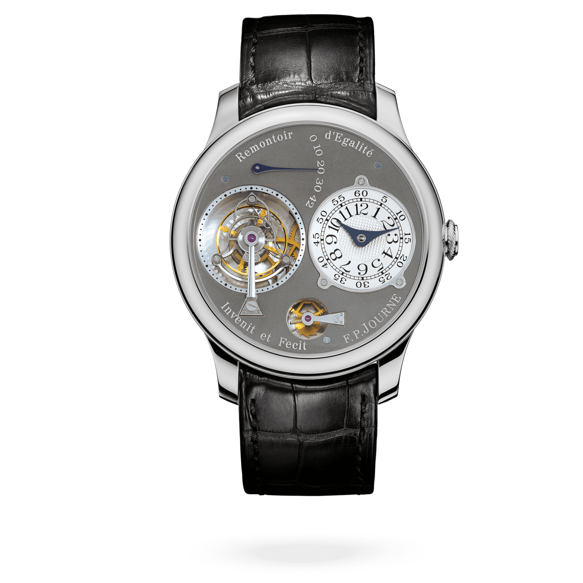 F.P. Journe Tourbillon Souverain Ref. T Ruthenium Platinum Grey Dial