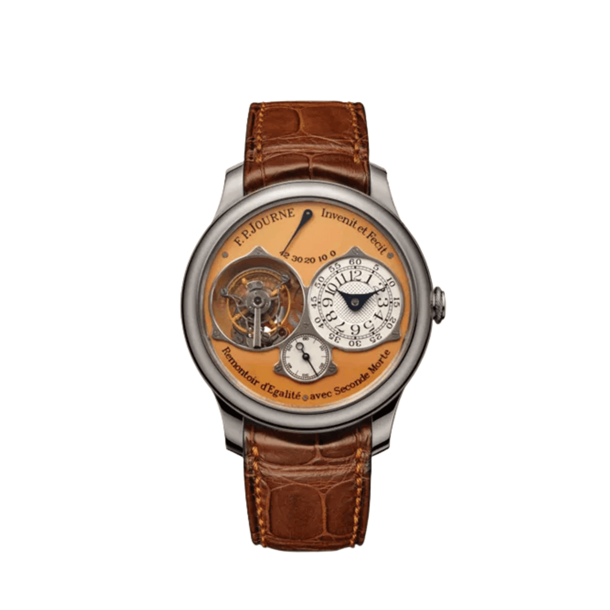 F.P.Journe Tourbillon Souverain Ref. TN Platinum Salmon Dial