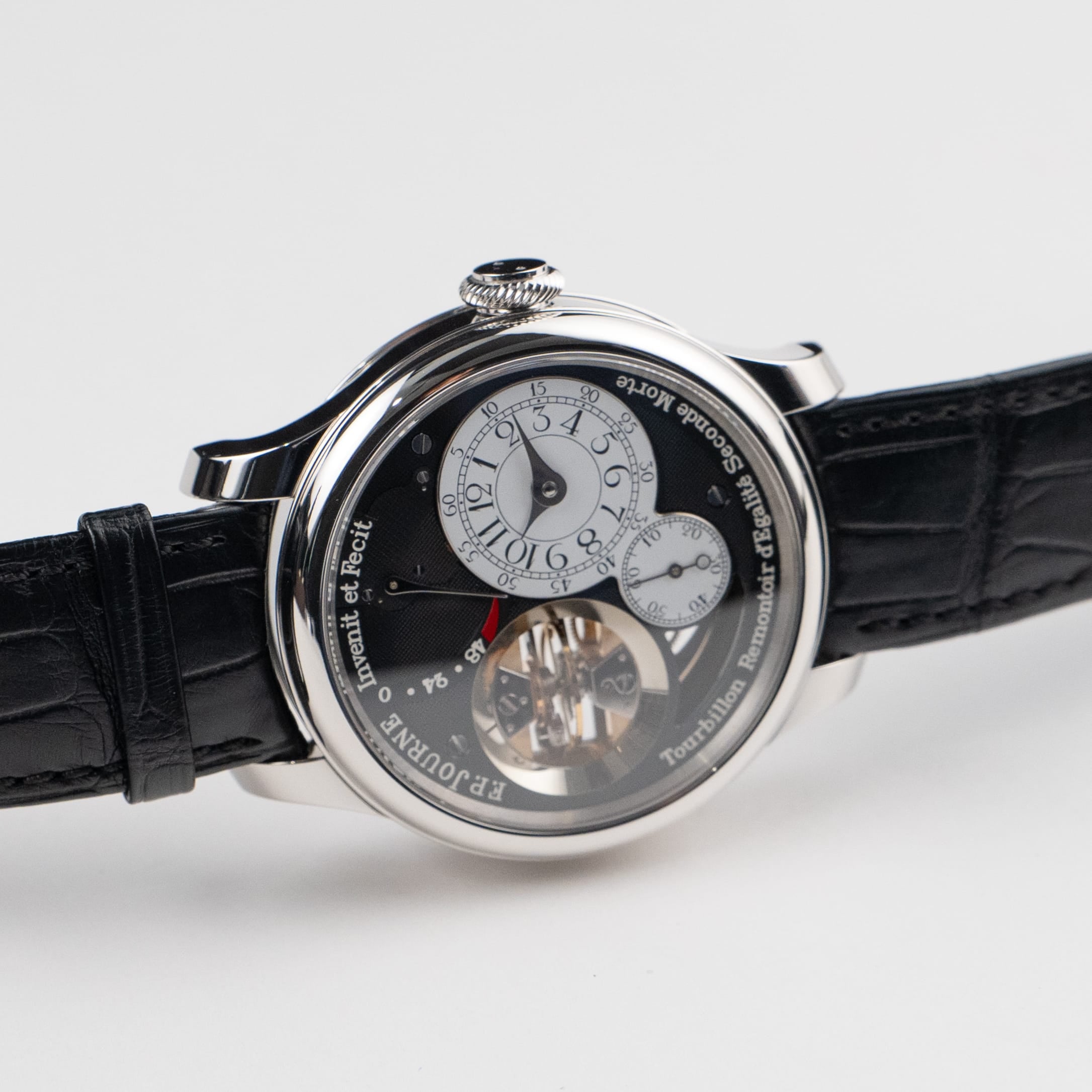 F.P.Journe Tourbillon Souverain Vertical Ref. TV Black Label Platinum Black Dial (2022)
