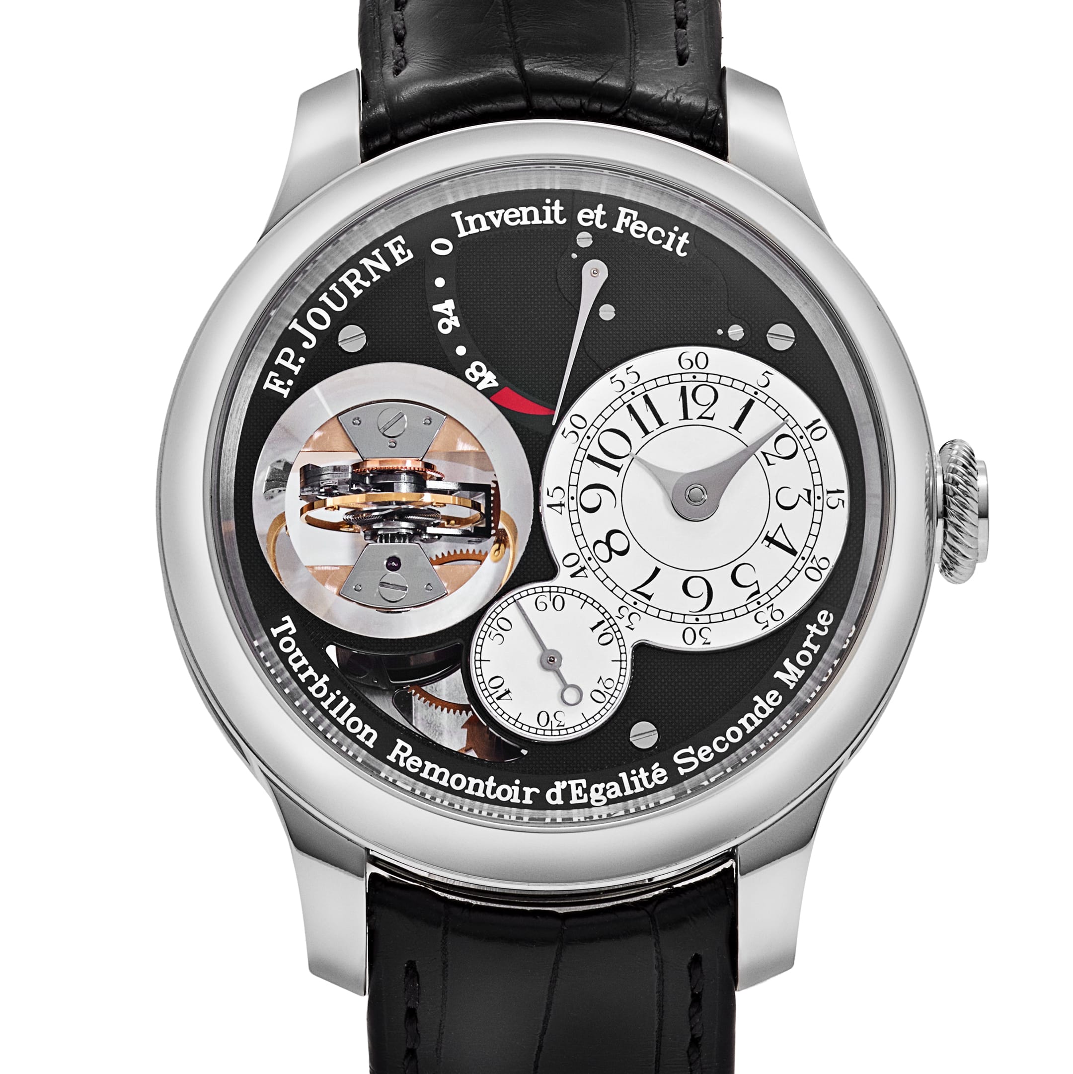 F.P.Journe Tourbillon Souverain Vertical Ref. TV Black Label Platinum Black Dial (2022)