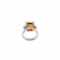 Thumbnail for Fancy Intense Yellow Radiant Diamond Ring